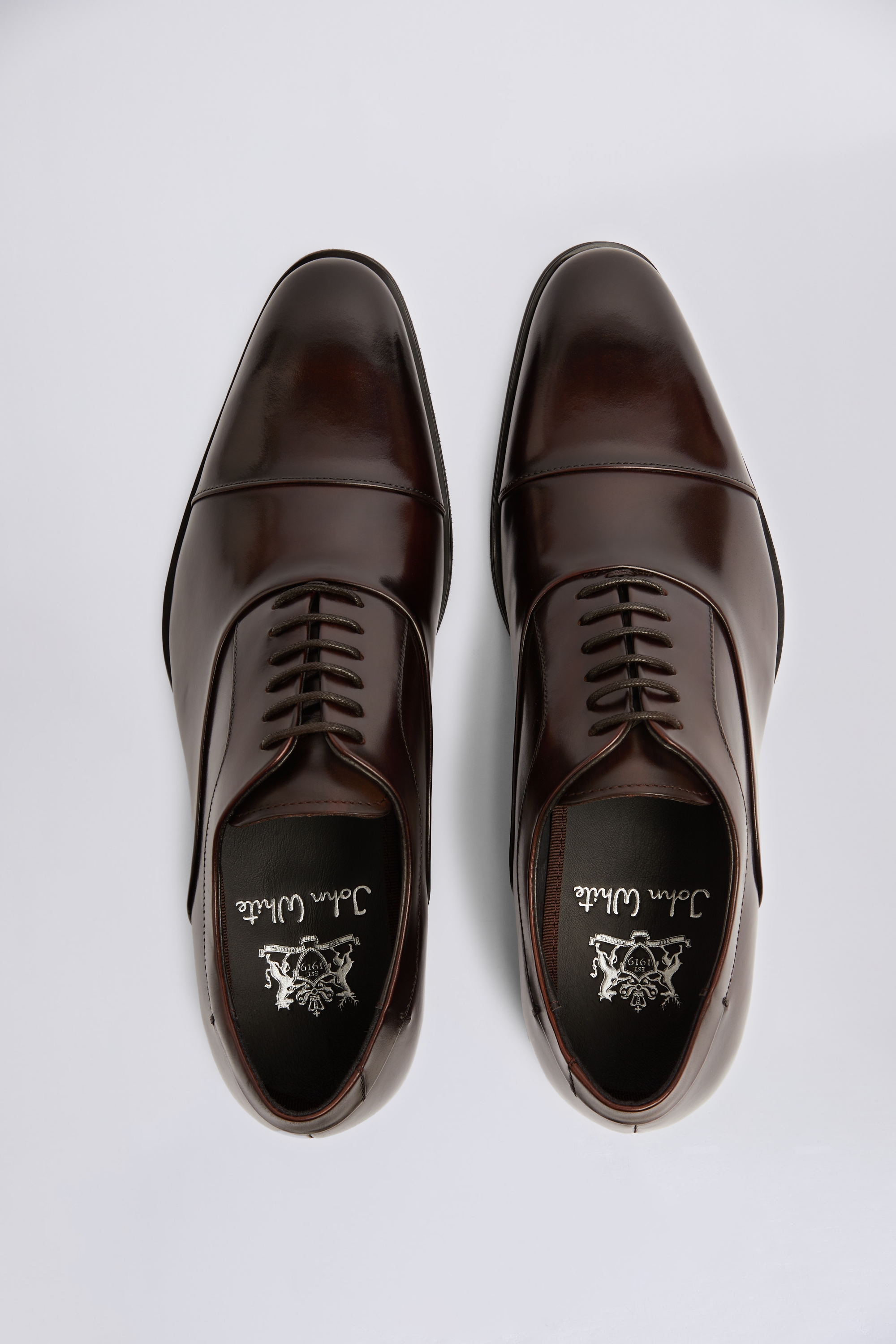 John White Guildhall Brown Oxford Shoes | Buy Online at Moss