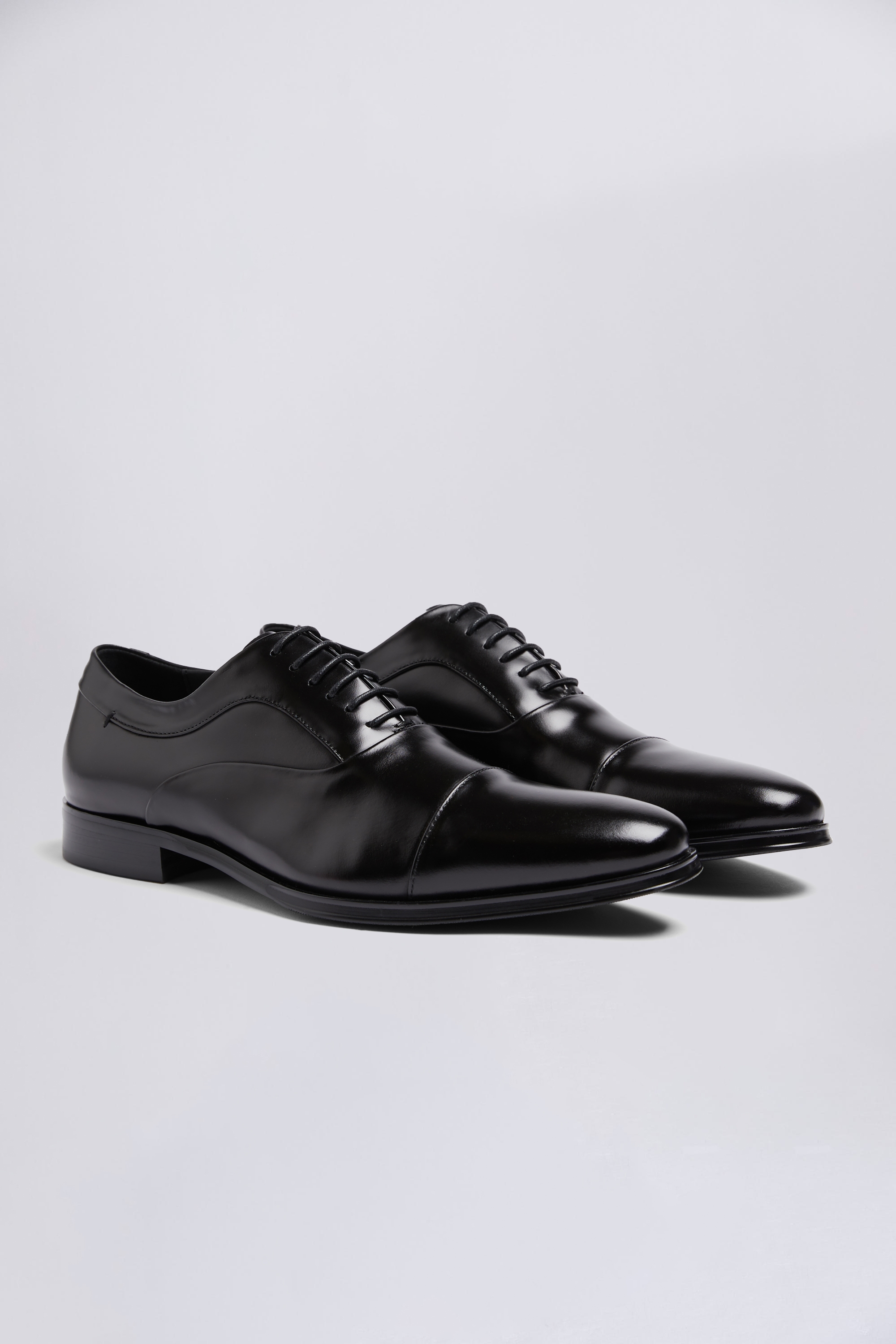 John White Guildhall Black Oxford Shoes | Buy Online at Moss