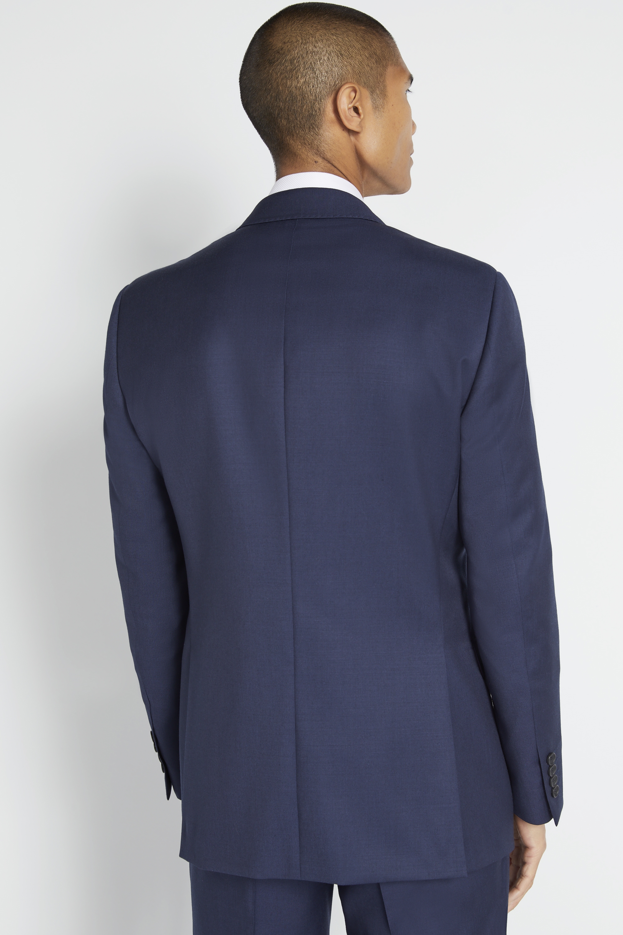 Regular Fit Navy Twill Jacket | Buy Online at Moss