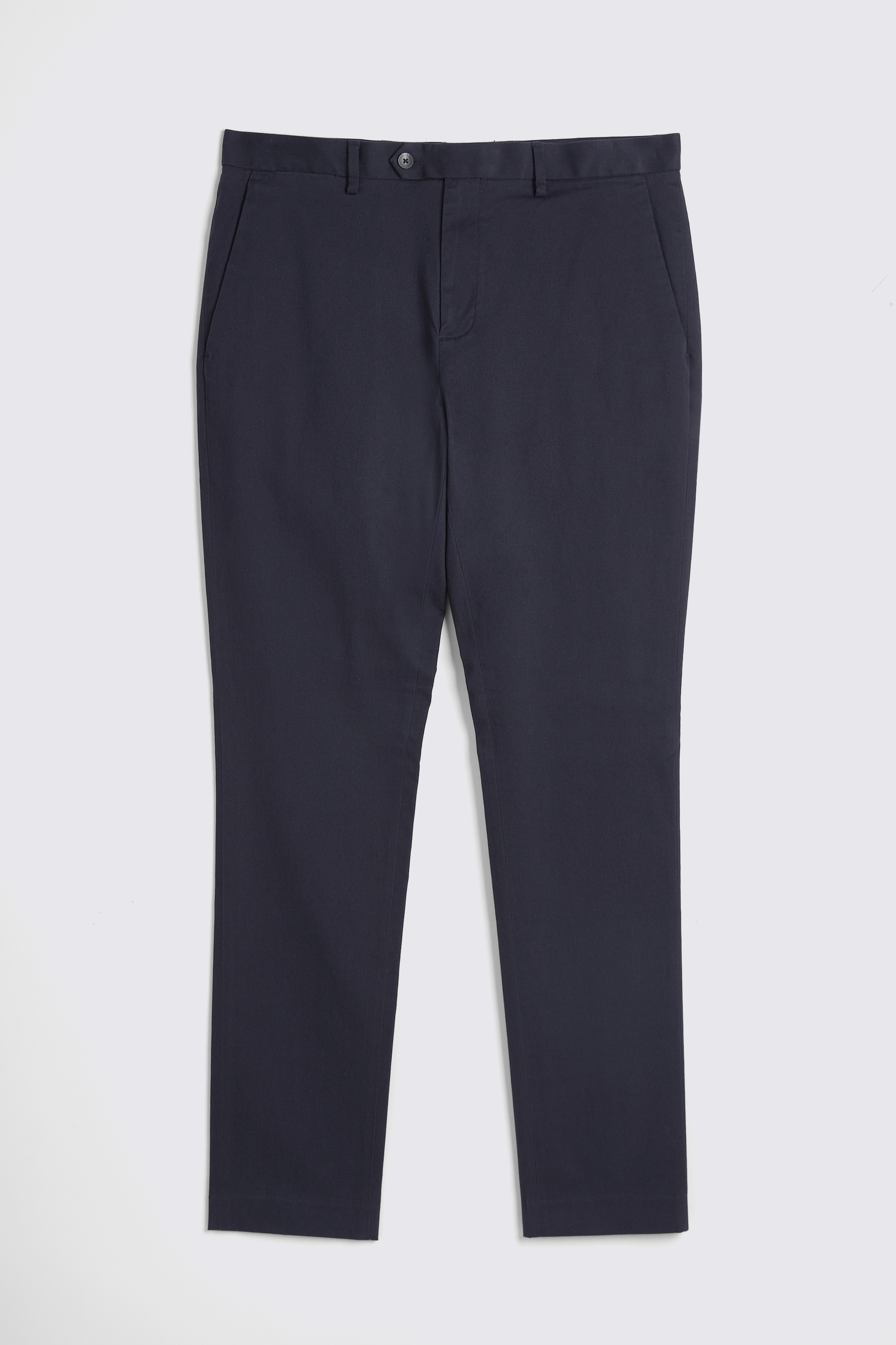 Slim Fit Navy Stretch Chinos