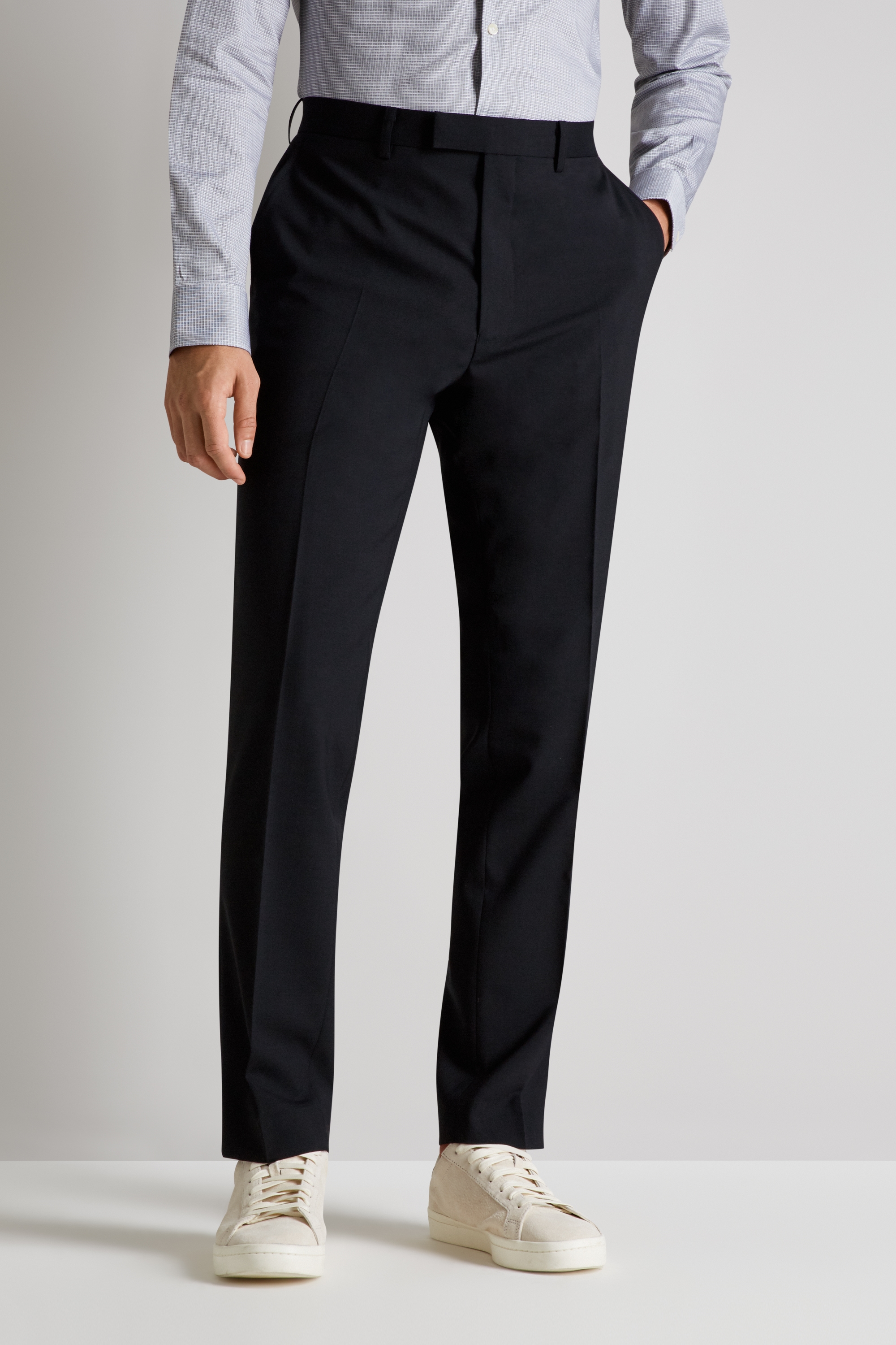 French Connection Slim Fit Black Pants