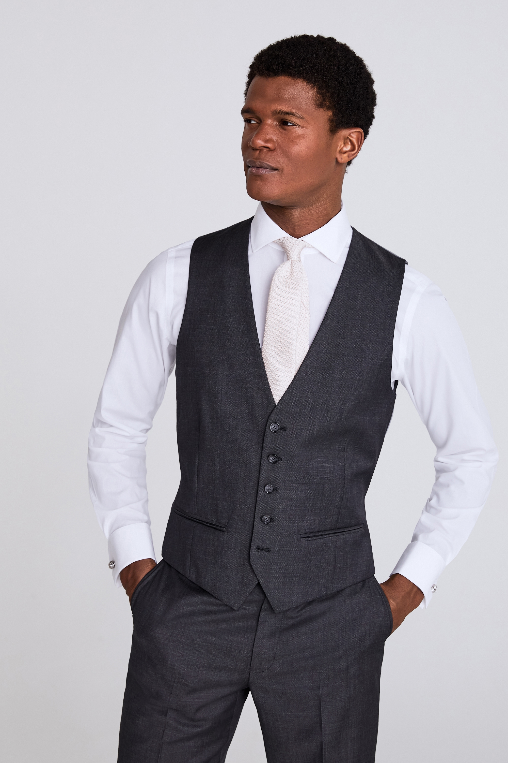 Ted Baker Grey Pindot Suit