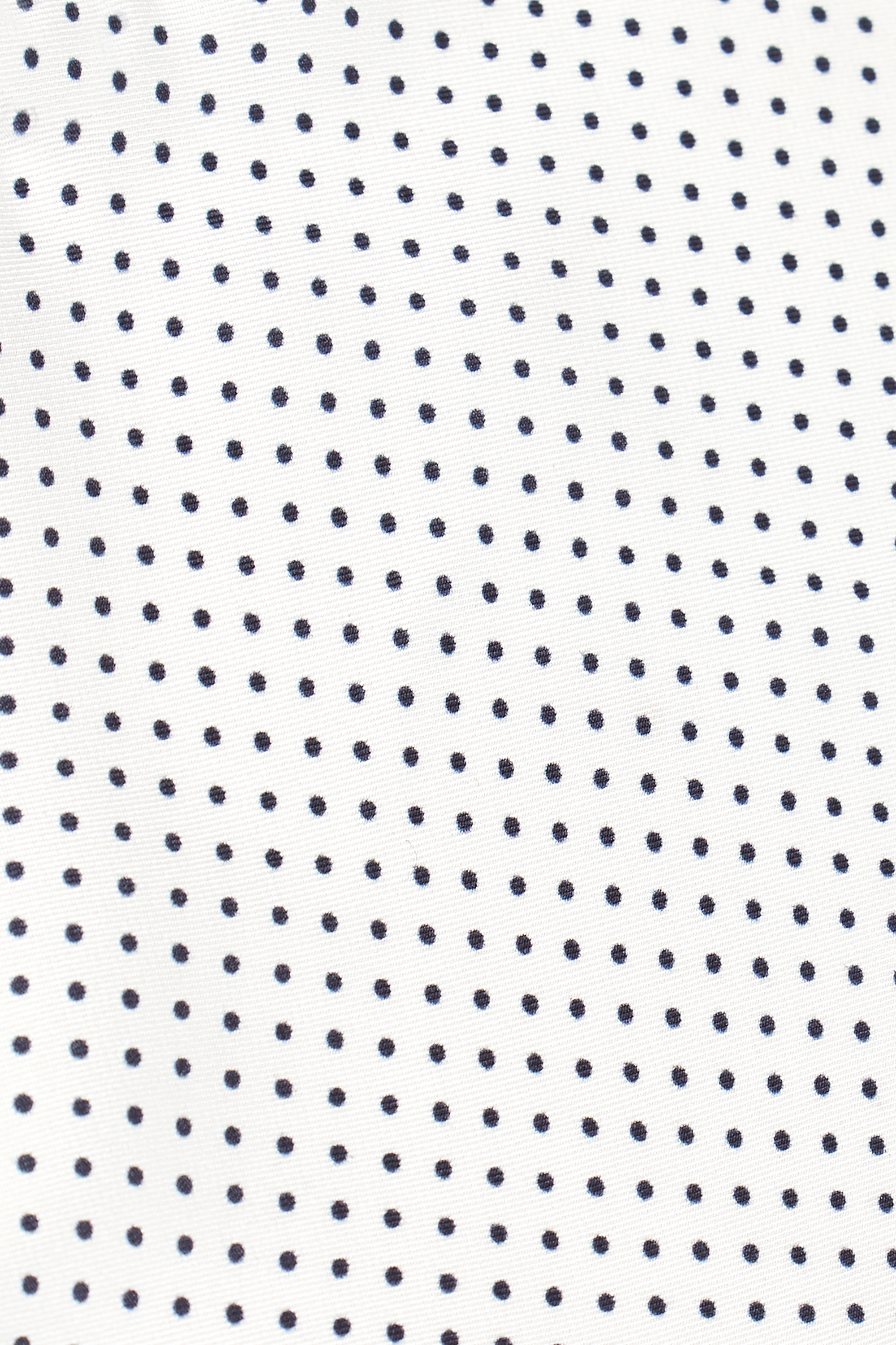 White & Navy Pin Dot Pocket Square