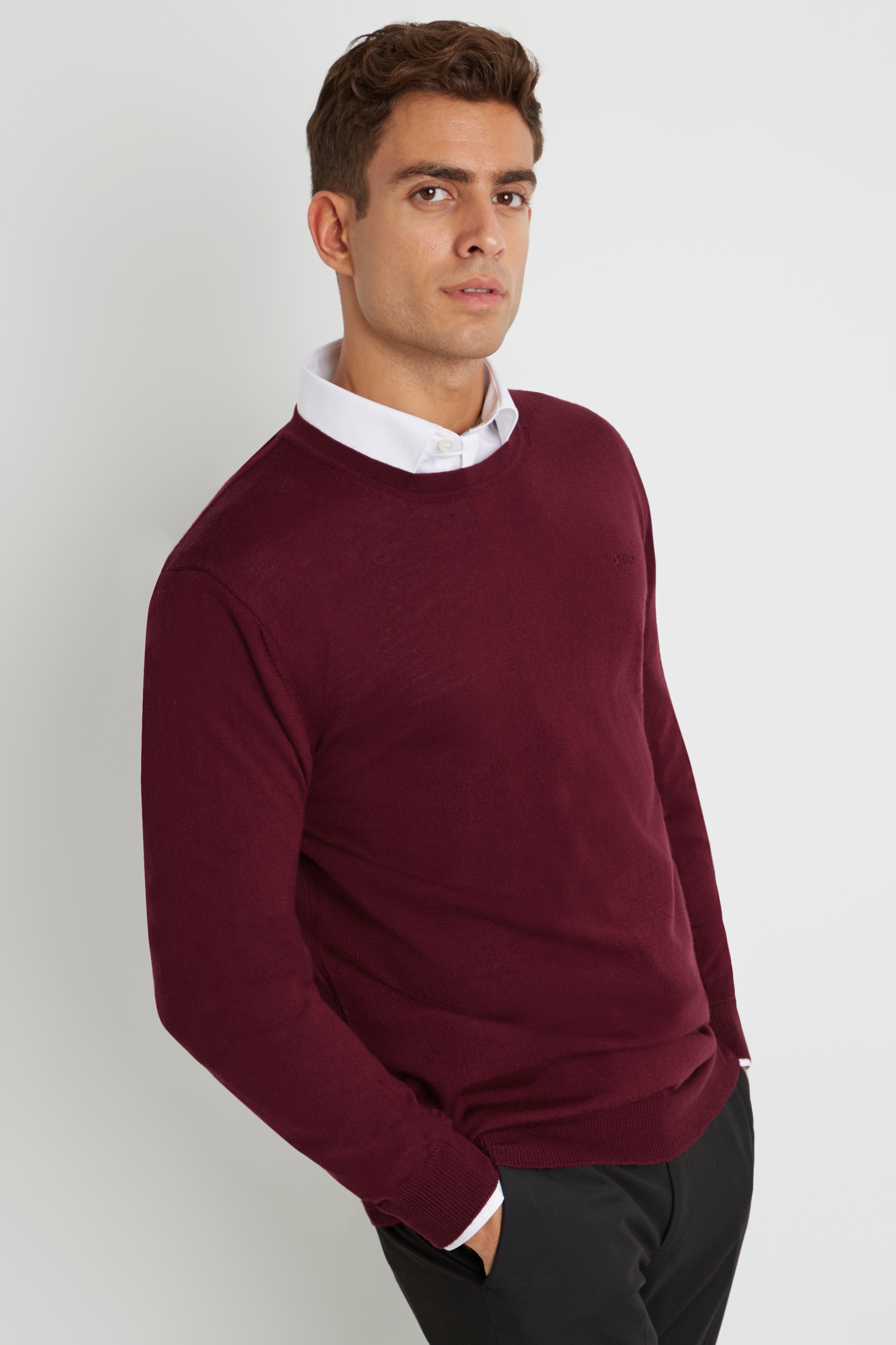 merino wool crew neck jumper