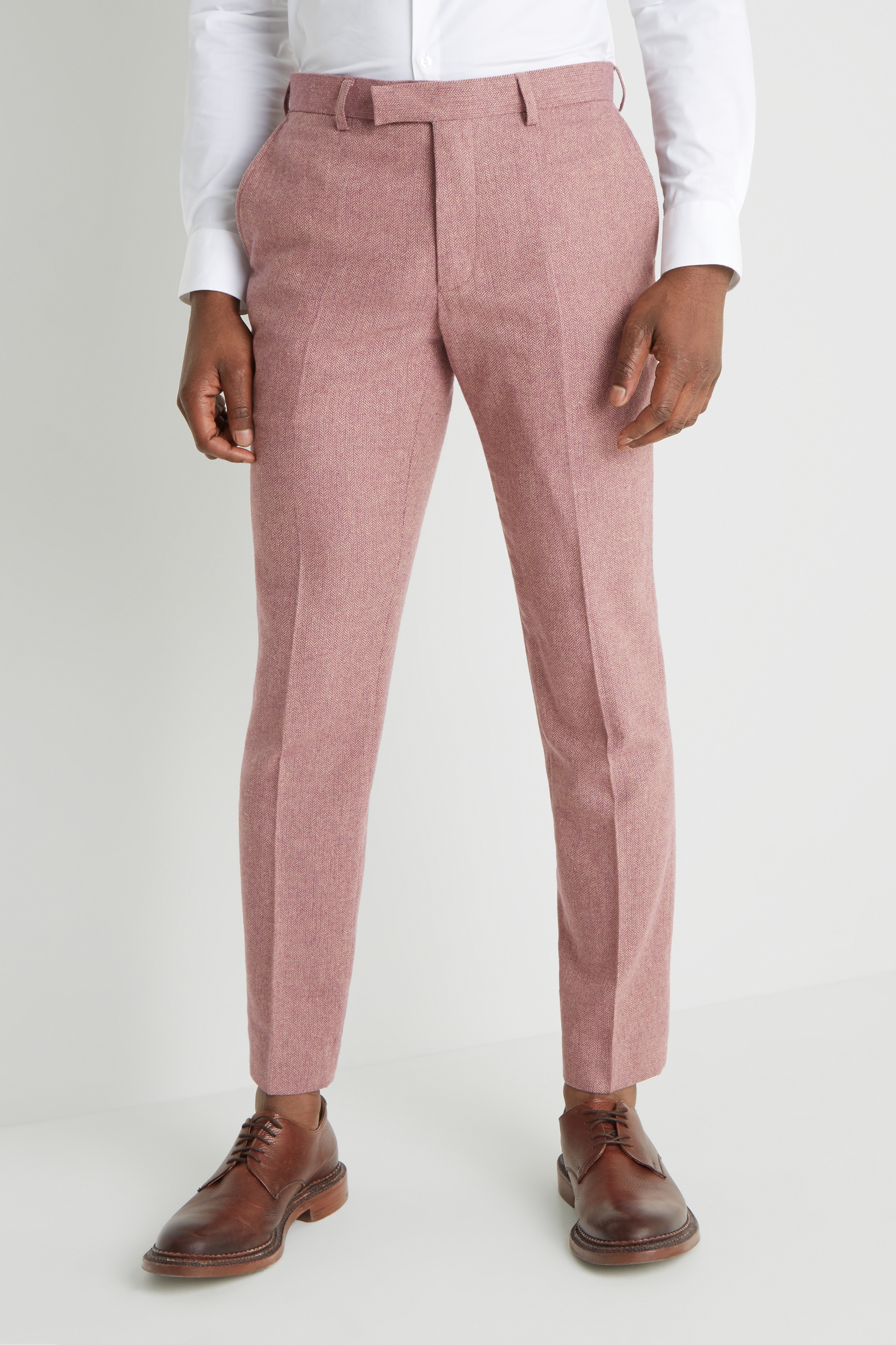 tweed skinny trousers