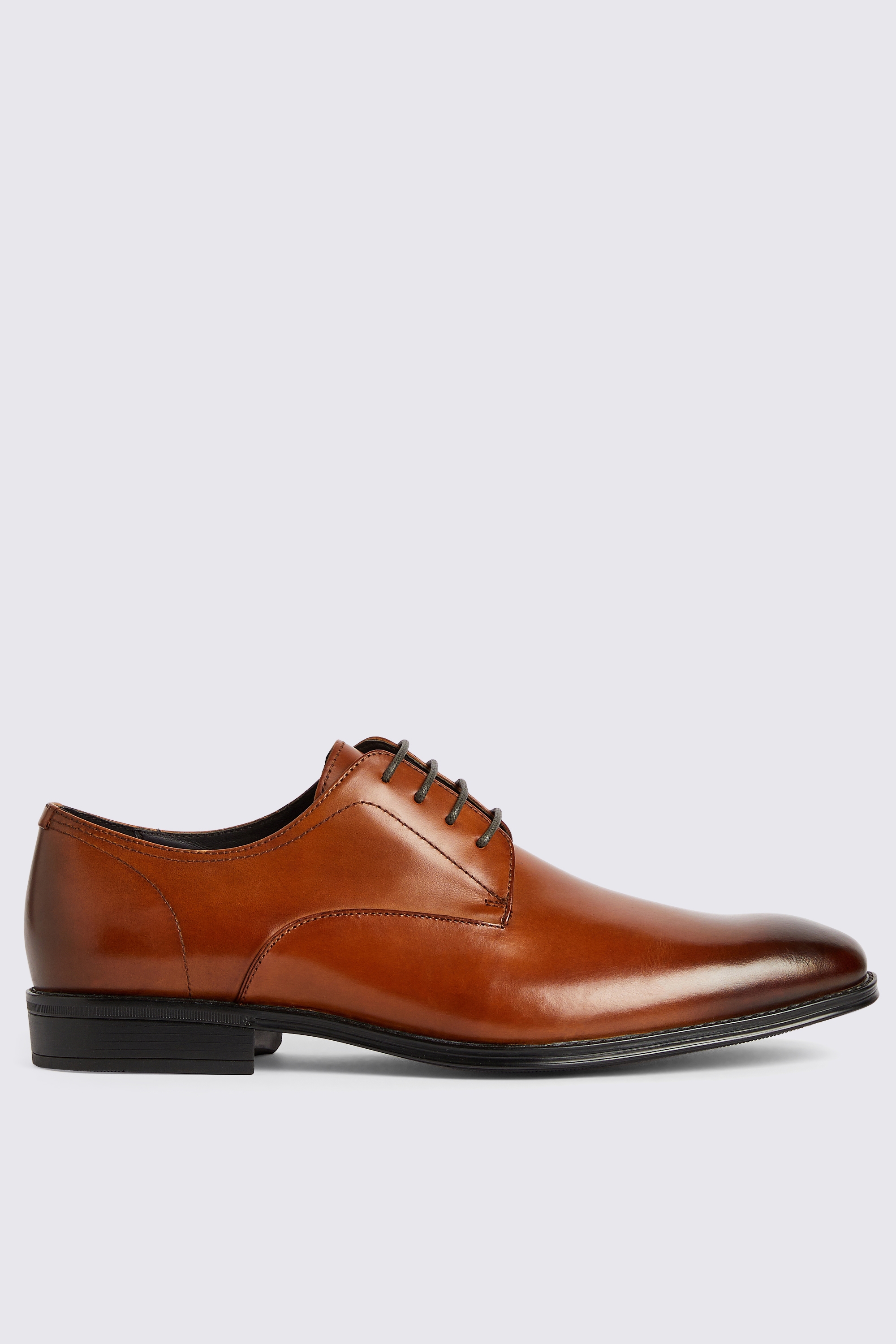 John White Alberta Tan Performance Derby Shoes