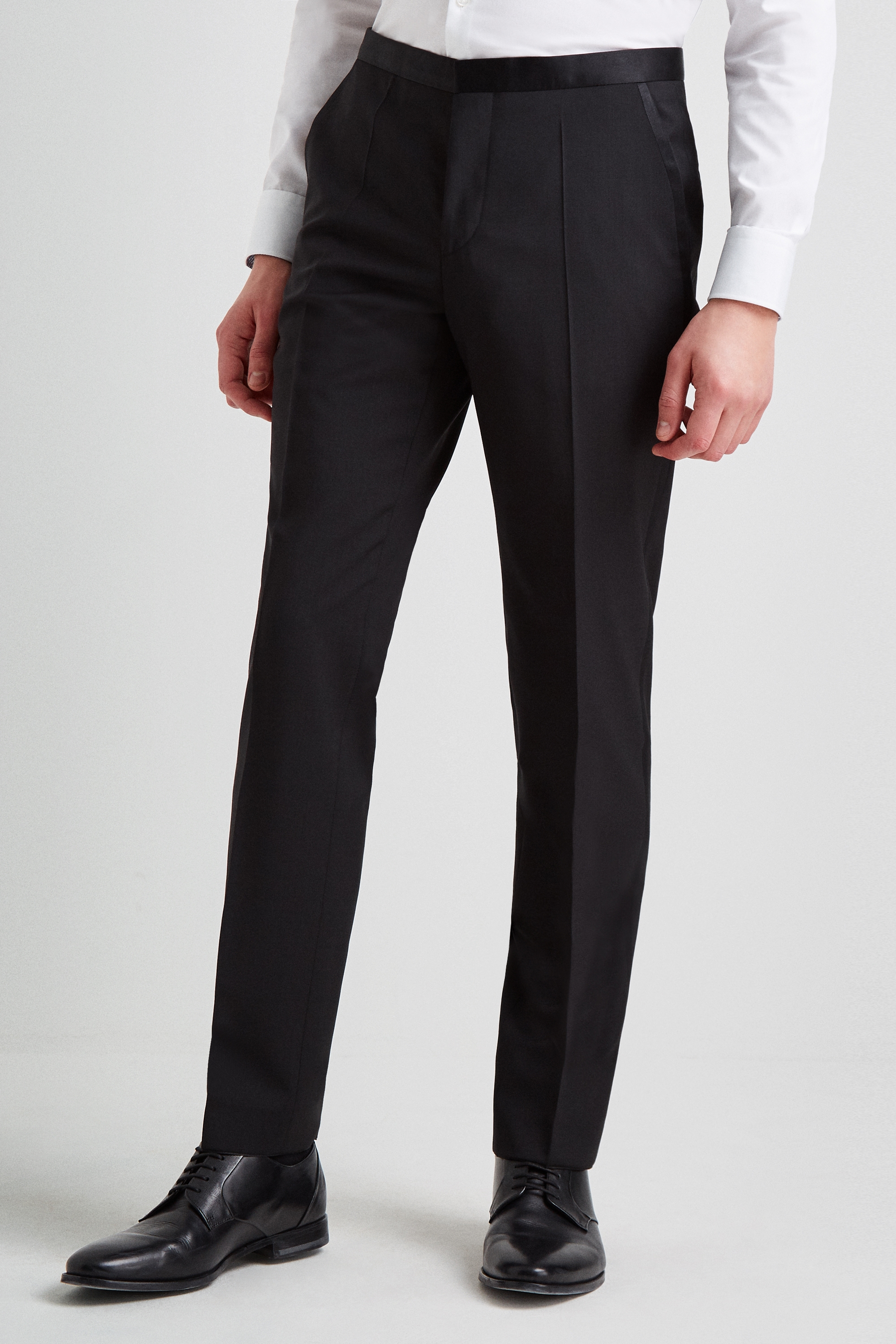 Buy > black slim suit pants > in stock