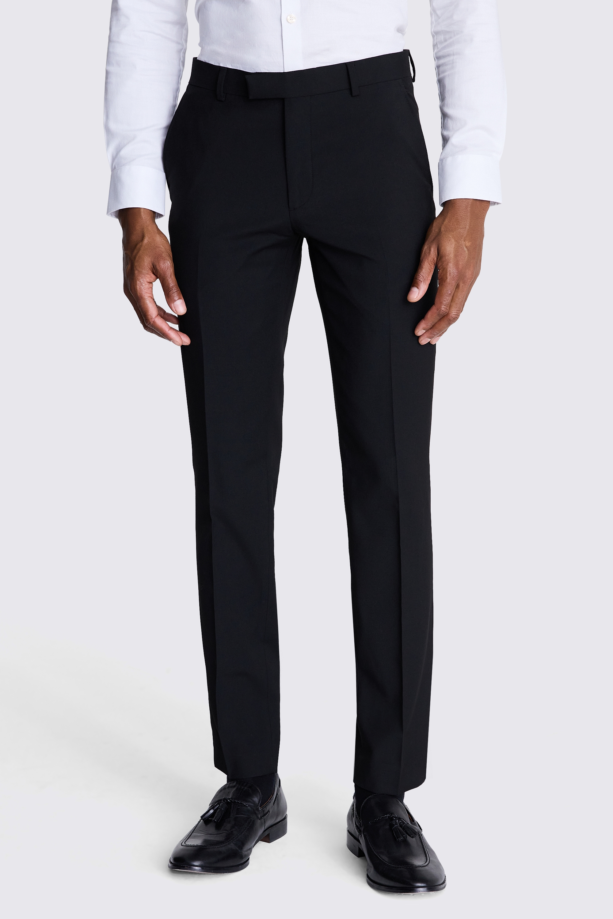 Slim Fit Black Stretch Suit