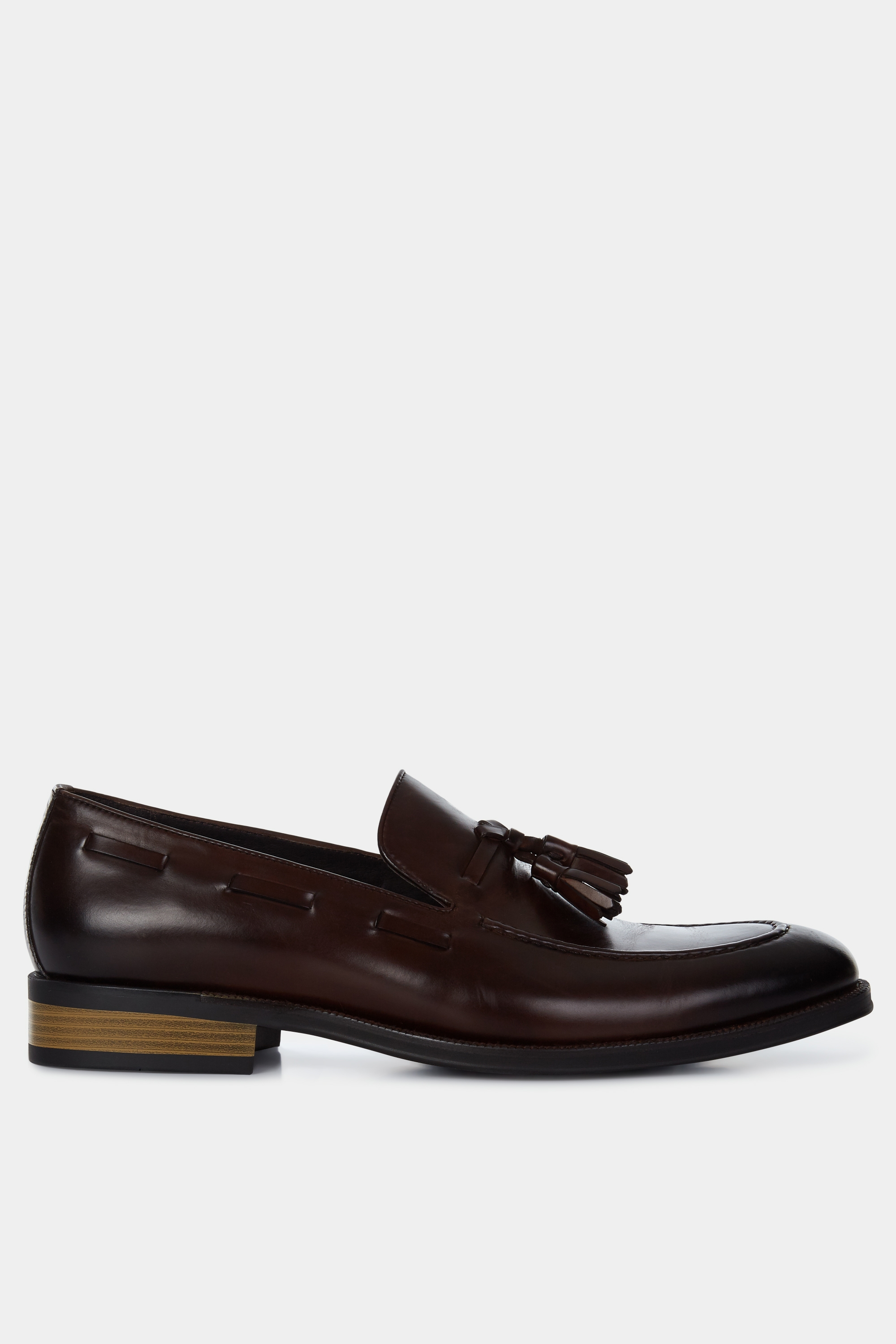 John White Nile Brown Tassel Loafer Shoe