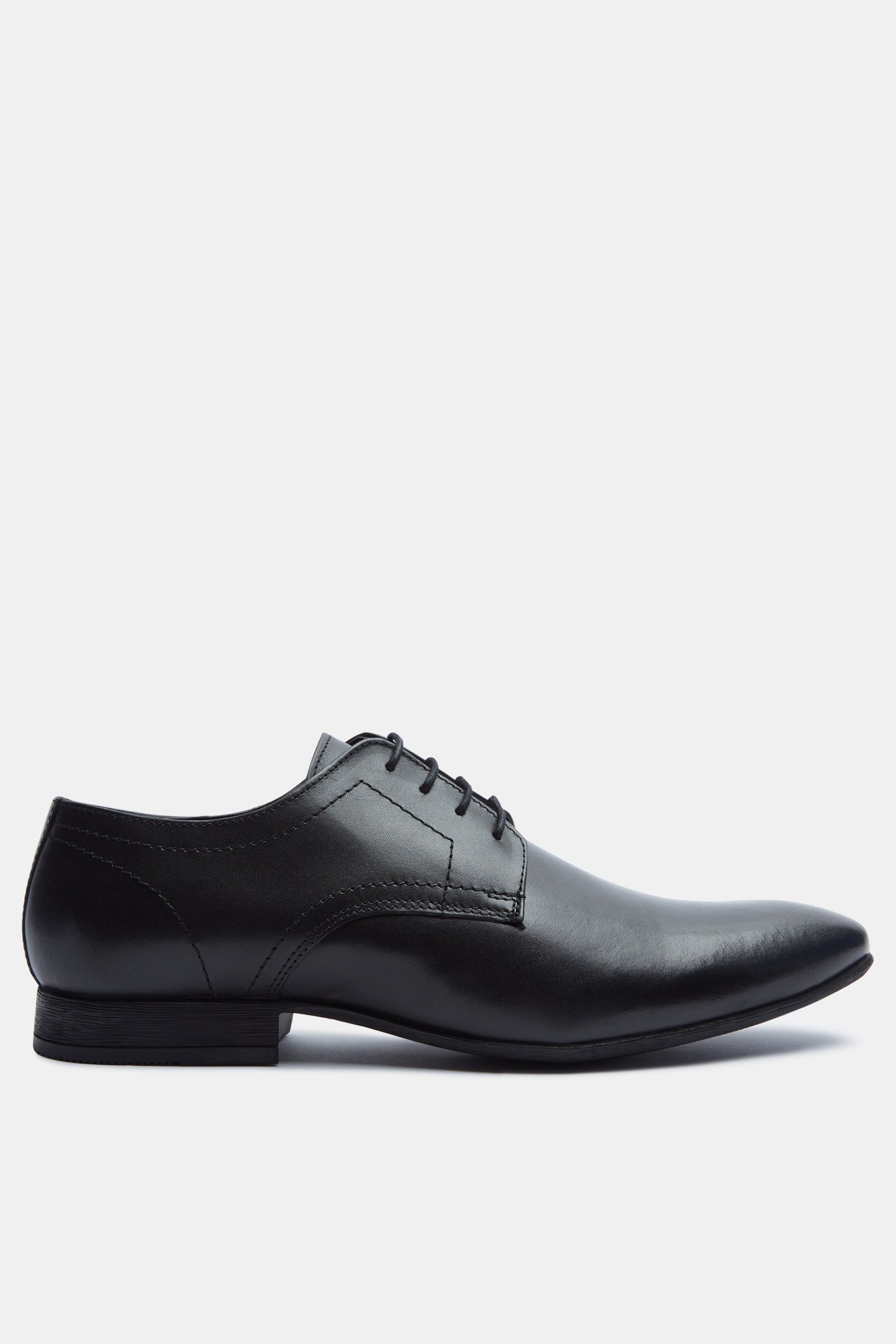 Hartwood Black Plain Derby Shoe