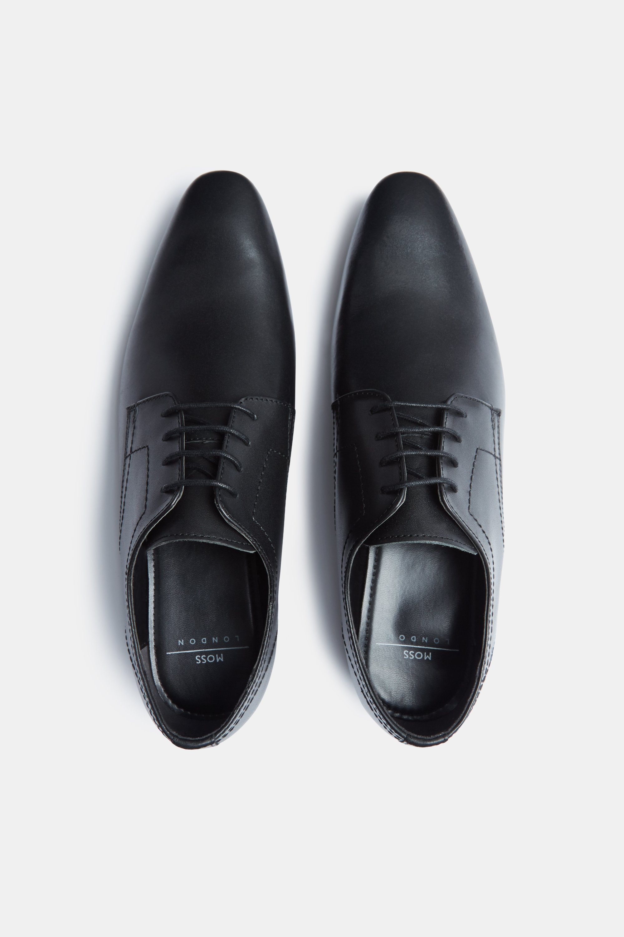 Hartwood Black Plain Derby Shoe