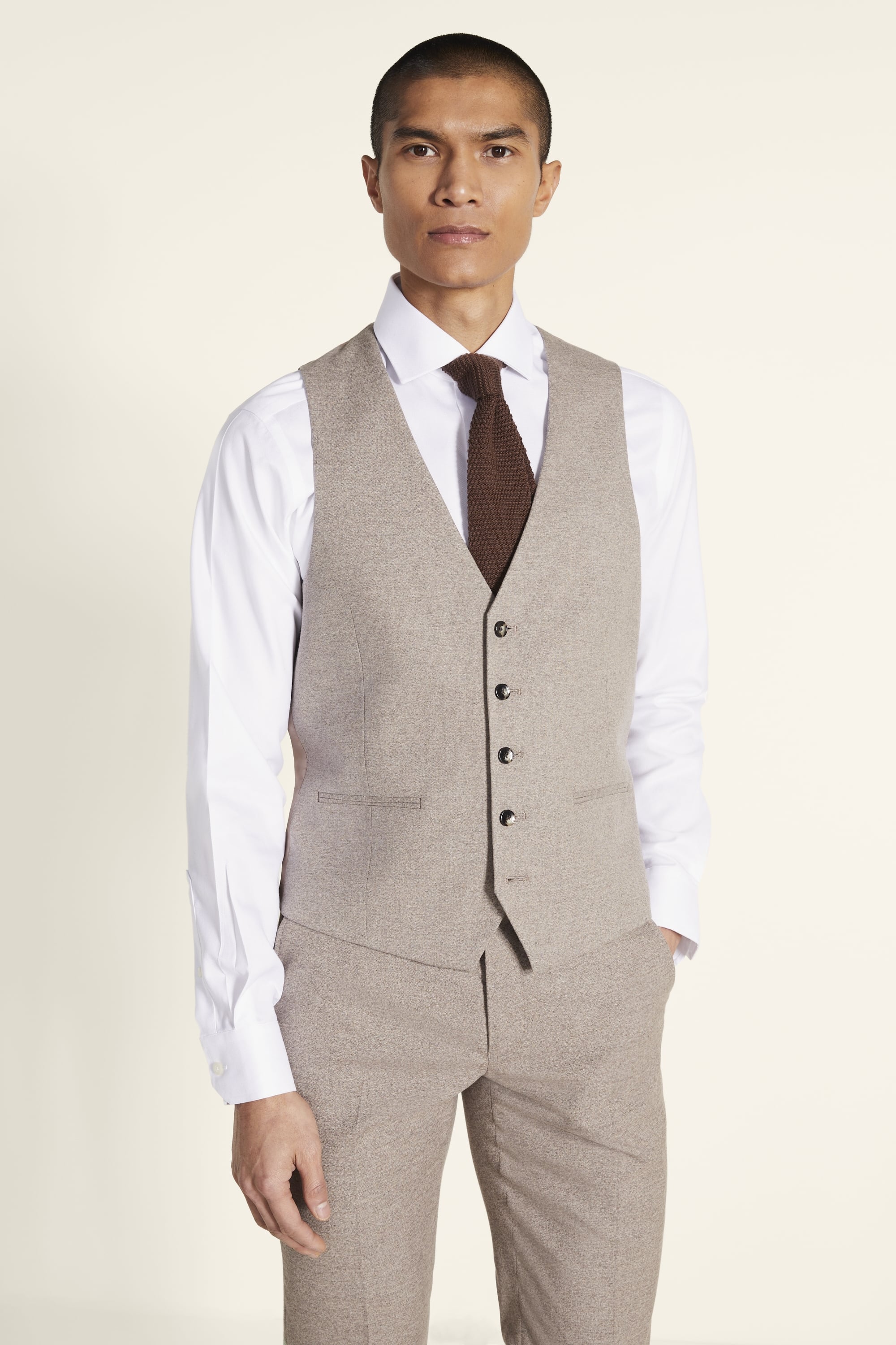Slim Fit Neutral Waistcoat