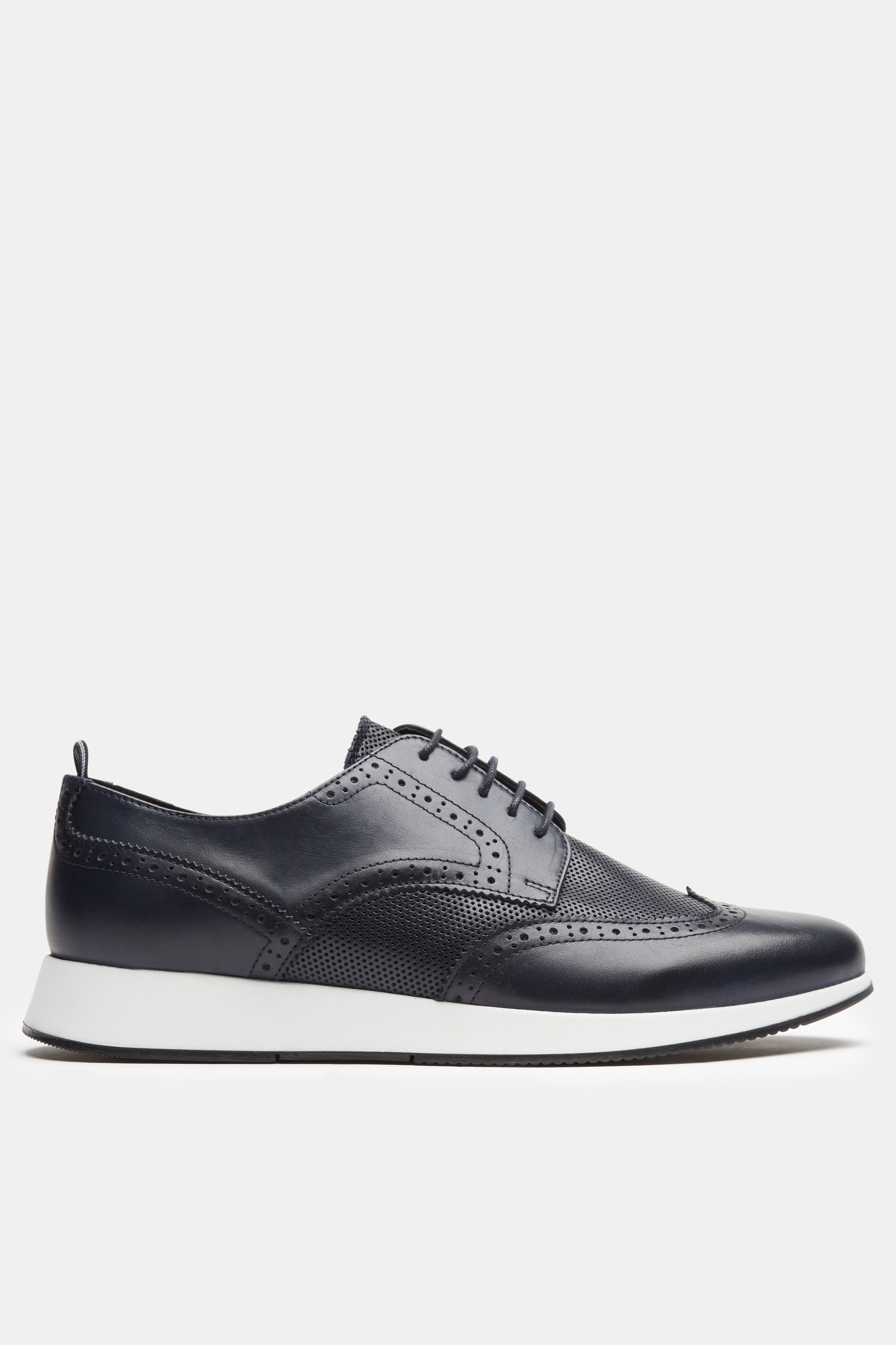 black brogue trainers