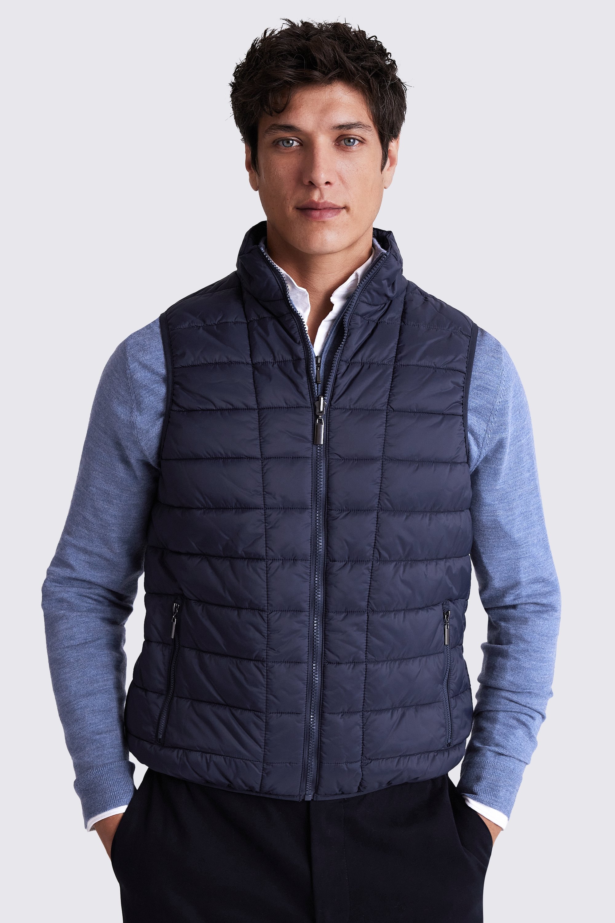Navy Raincoat