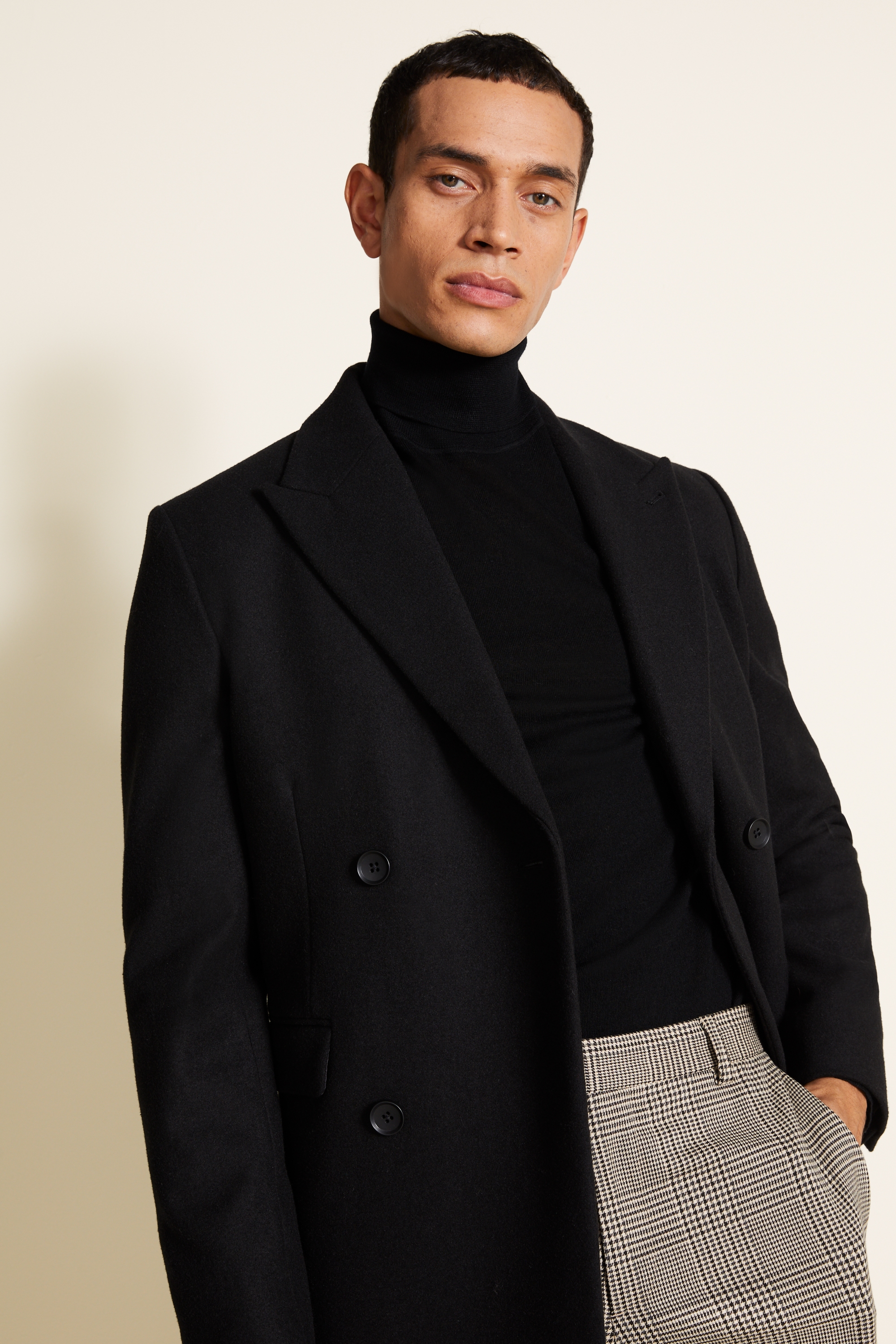 overcoat double breasted