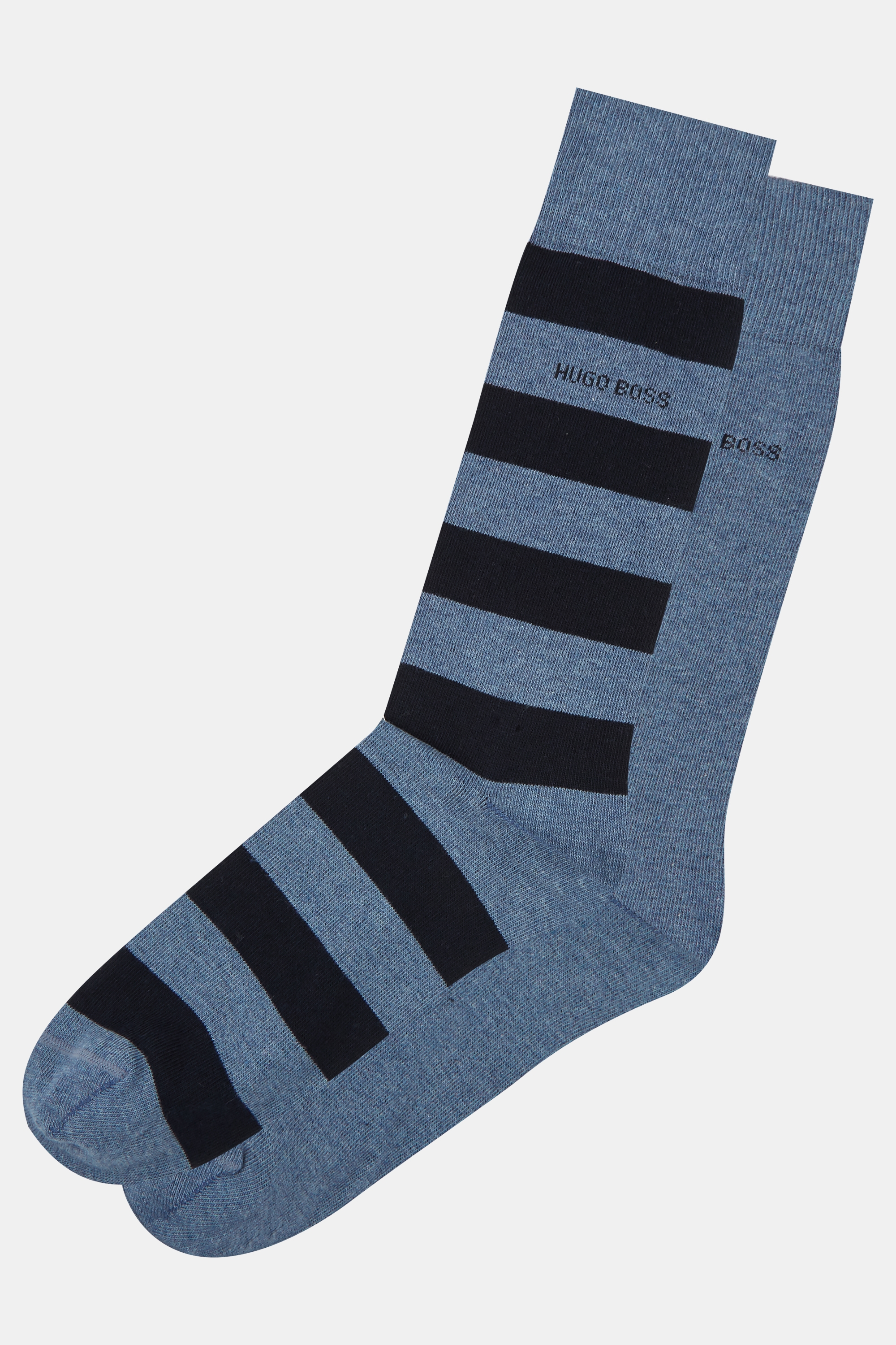 Hugo Boss 2 Pack Block Stripe Socks
