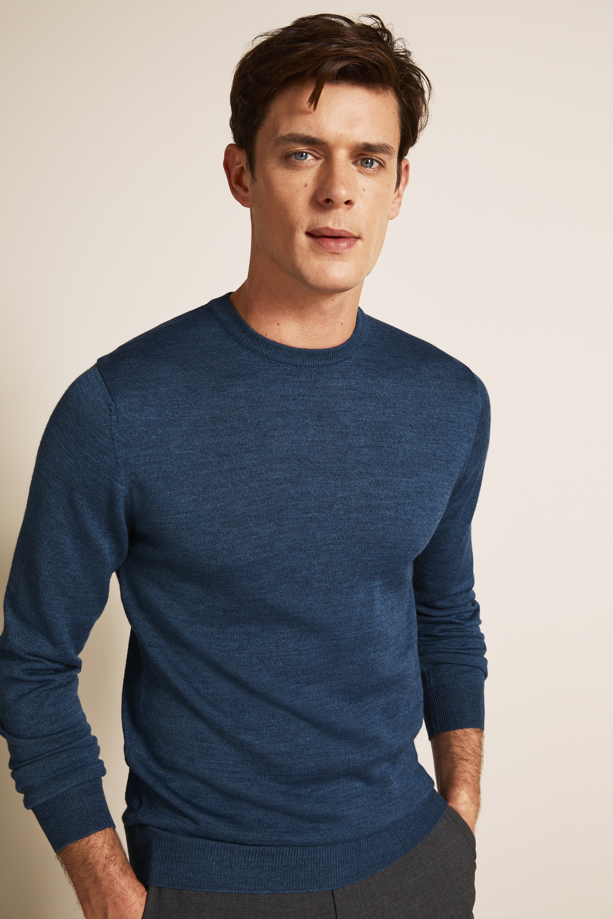 denim blue jumper