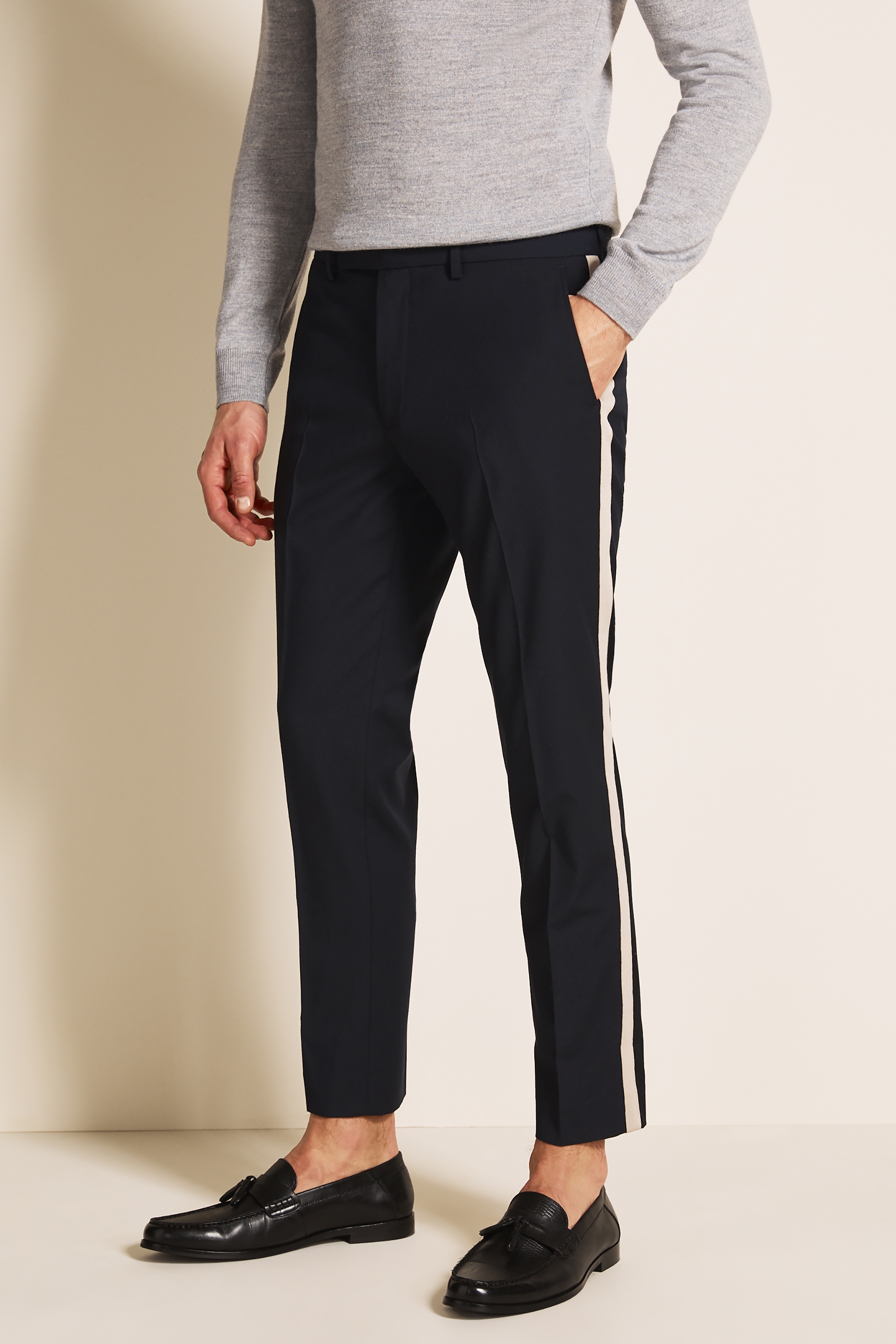 side stripe trousers next