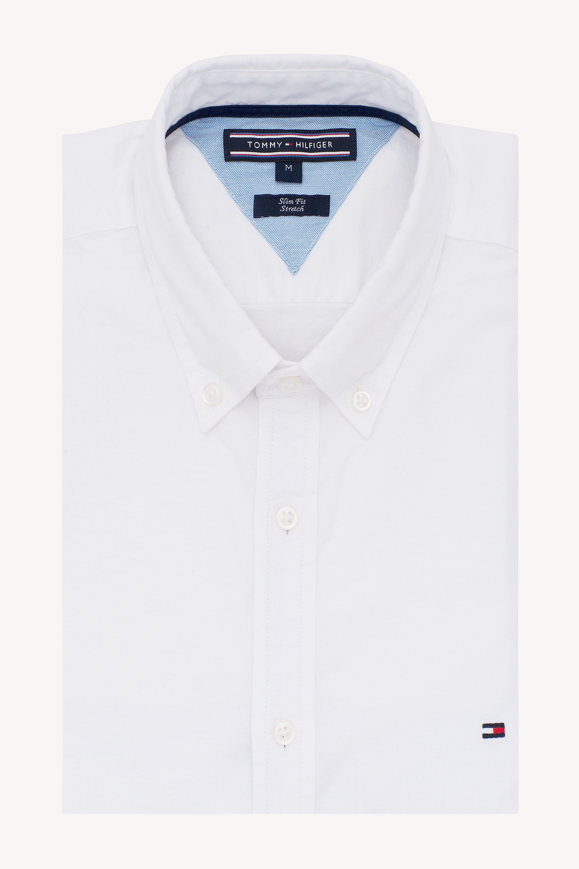 tommy hilfiger stretch slim oxford shirt