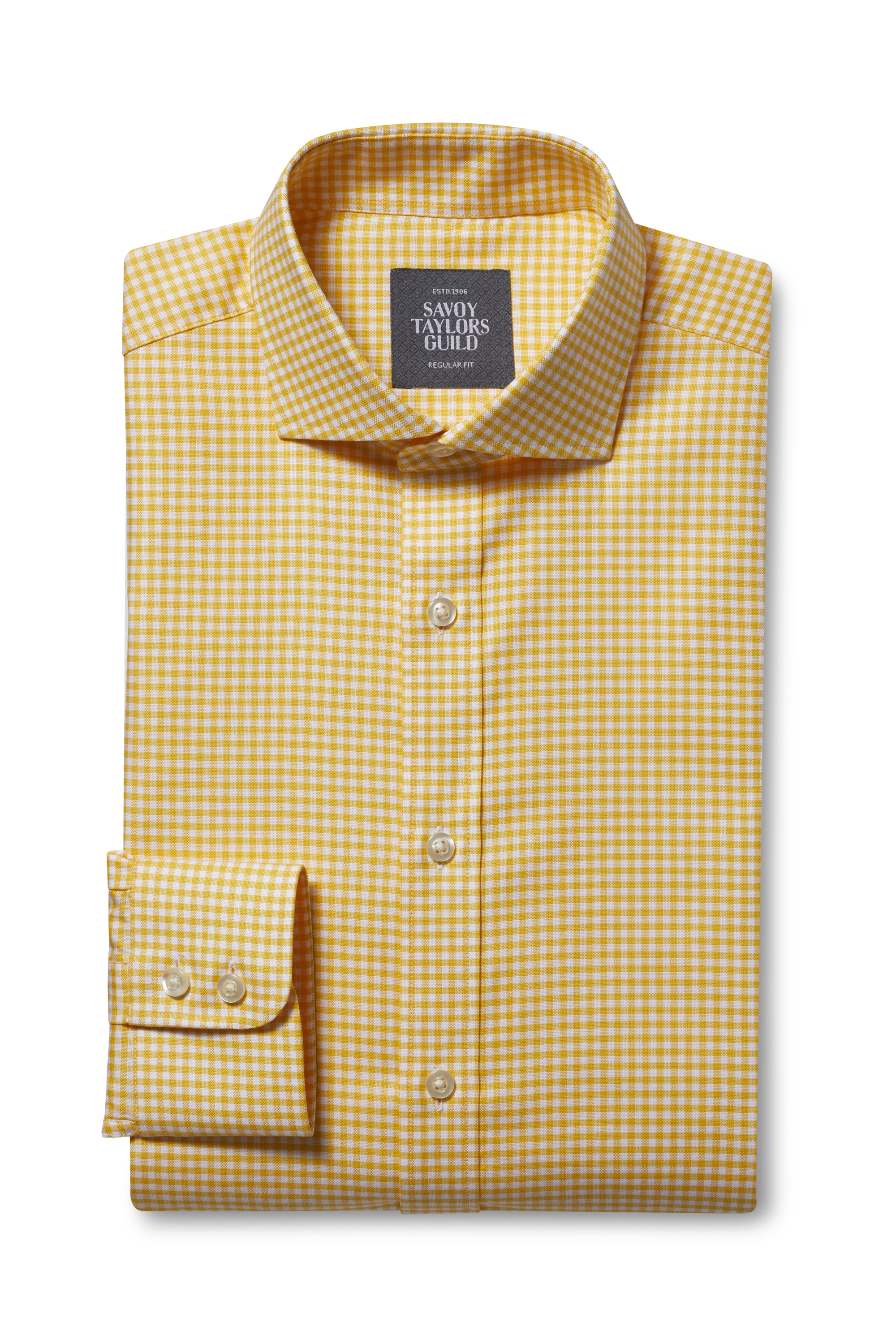 yellow check shirt men's