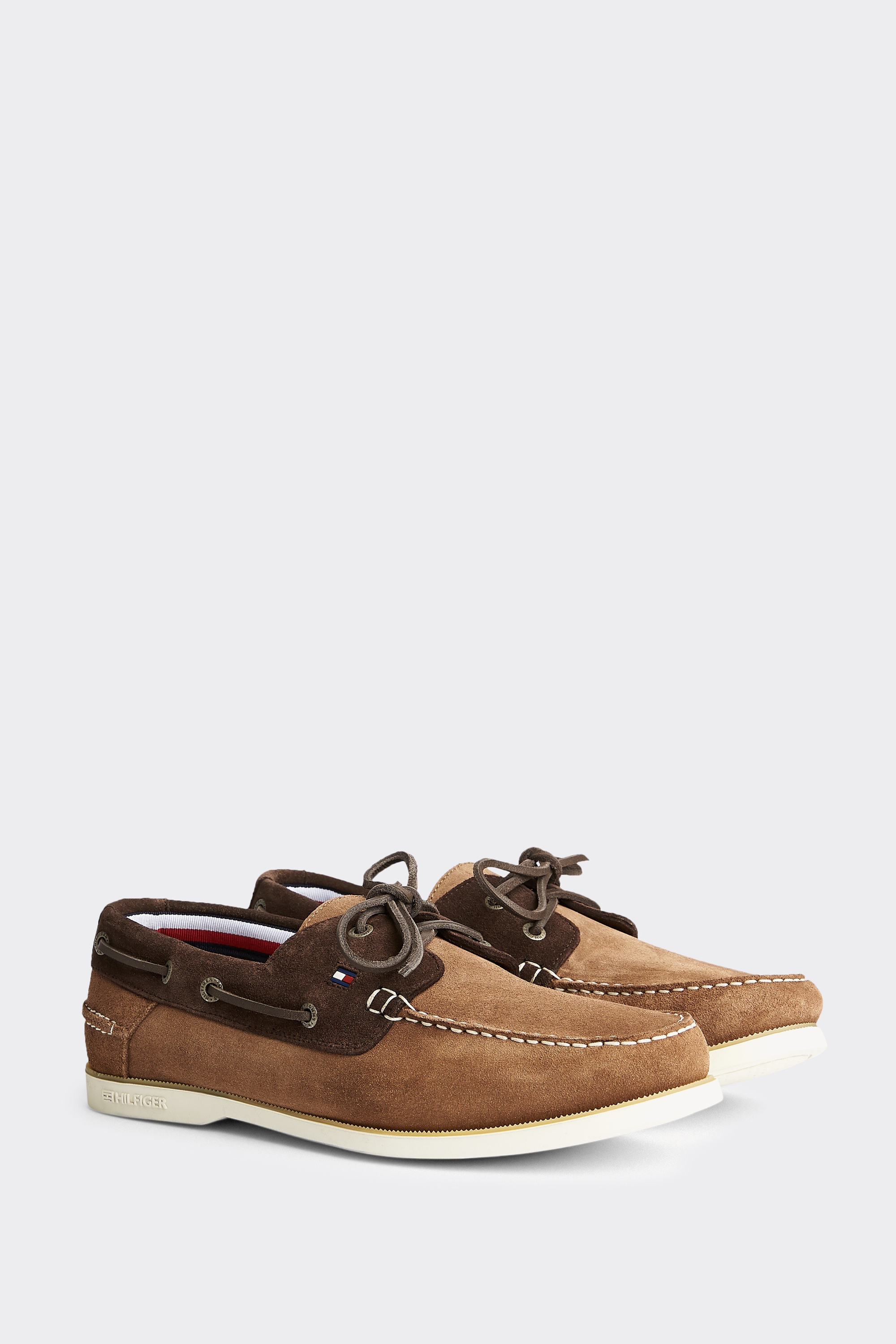 tommy hilfiger classic suede boat shoes