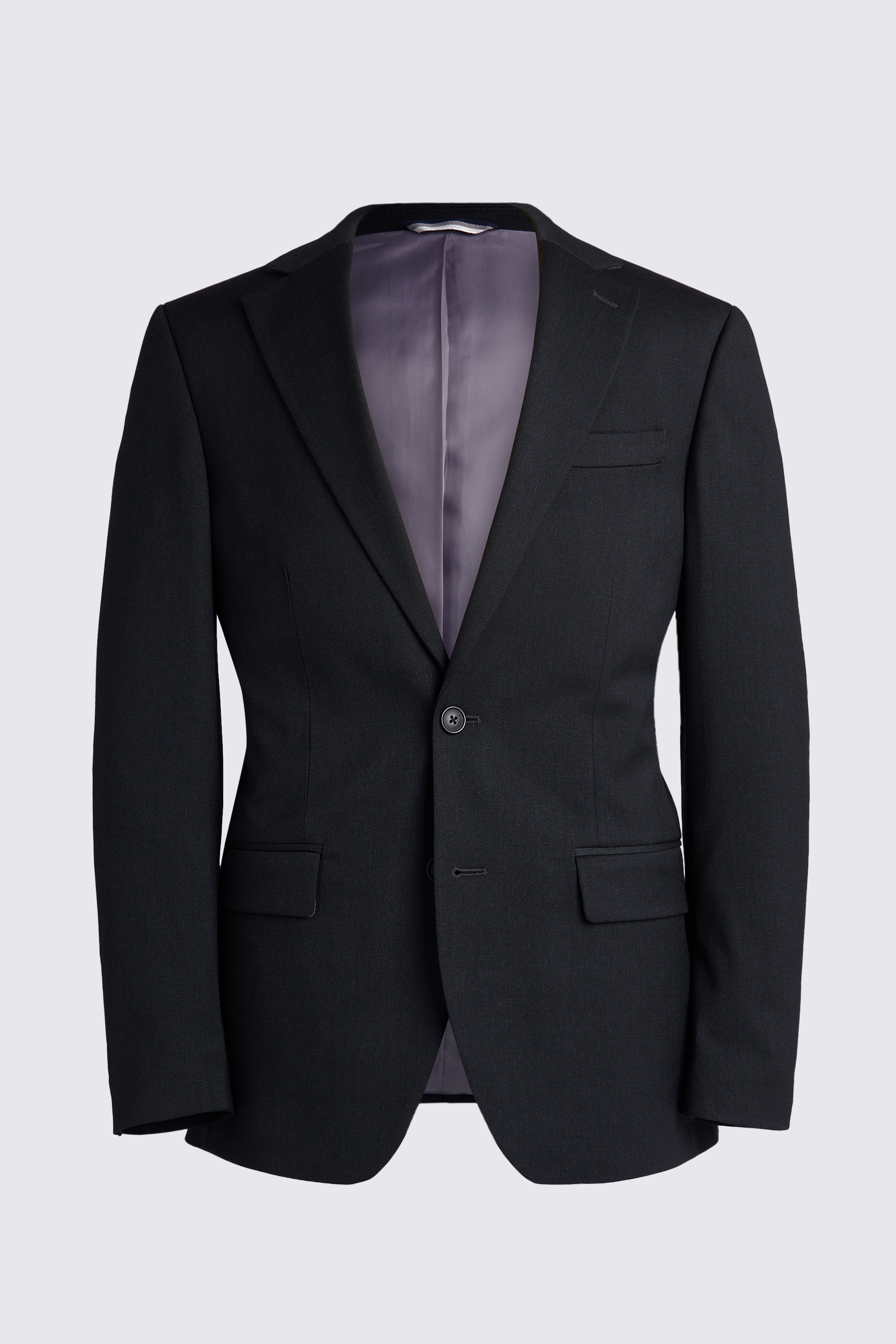 Tailored Fit Charcoal Stretch Jacket