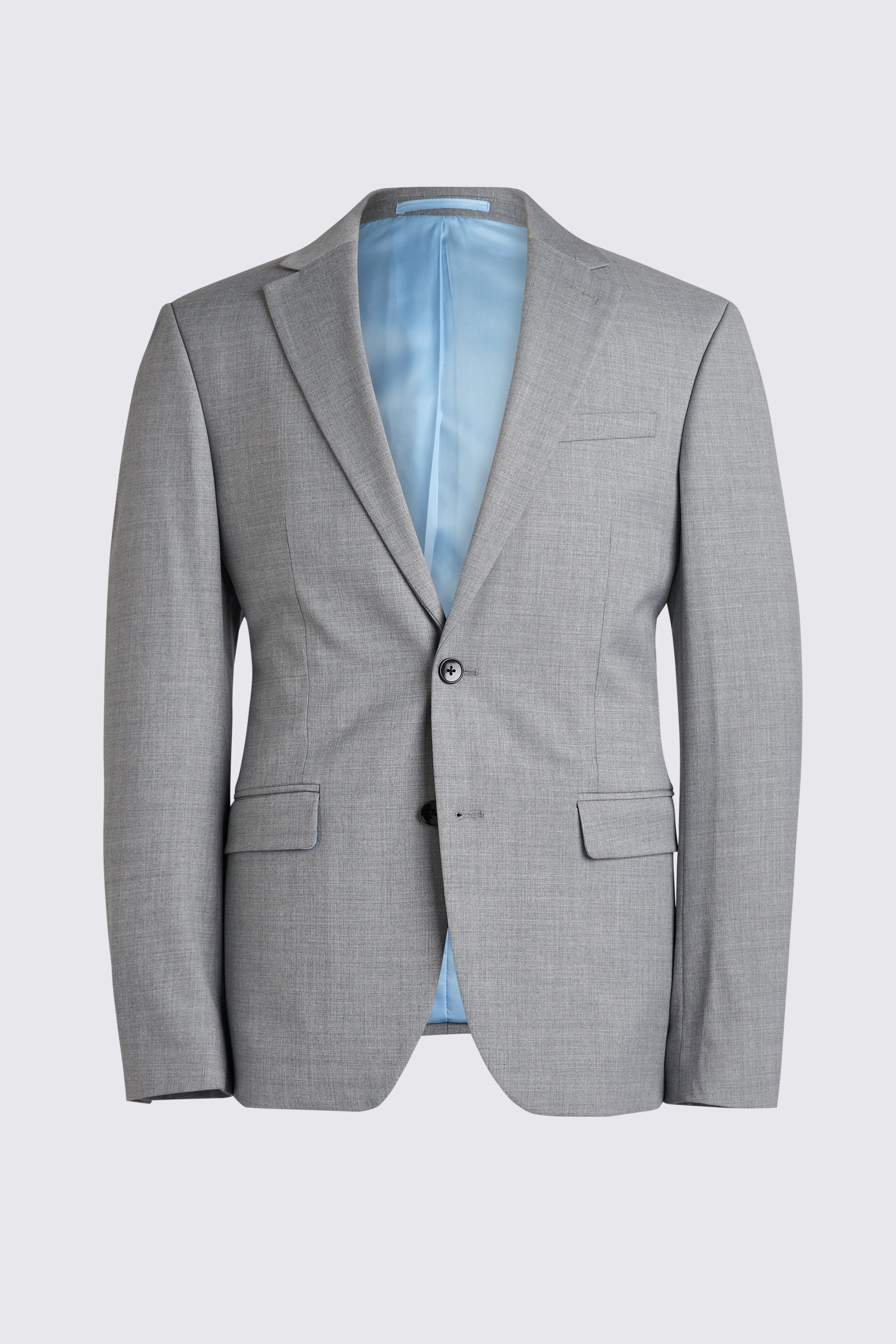 Slim Fit Grey Stretch Suit