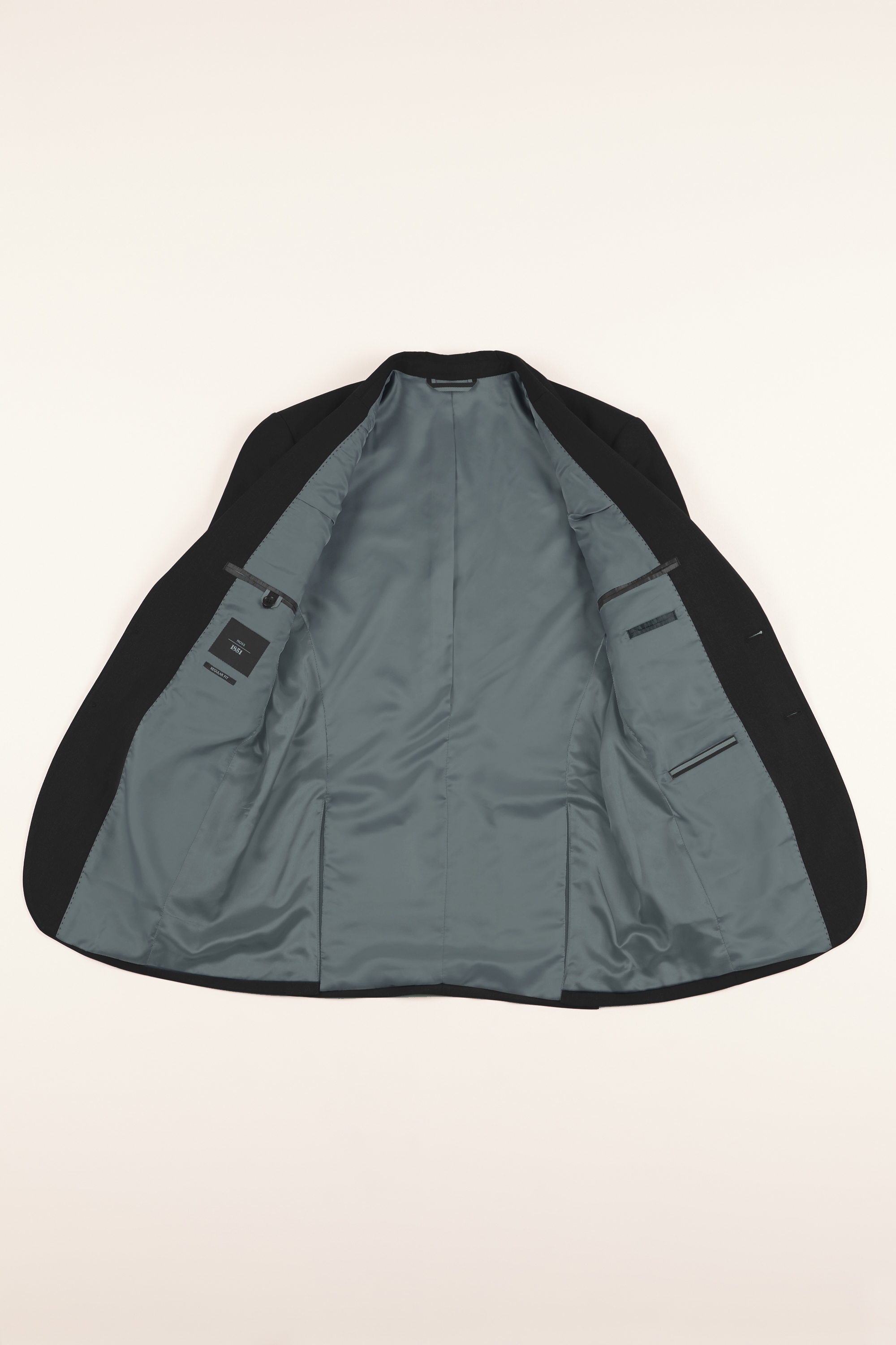 Regular Fit Charcoal Stretch Jacket | Buy Online at Moss