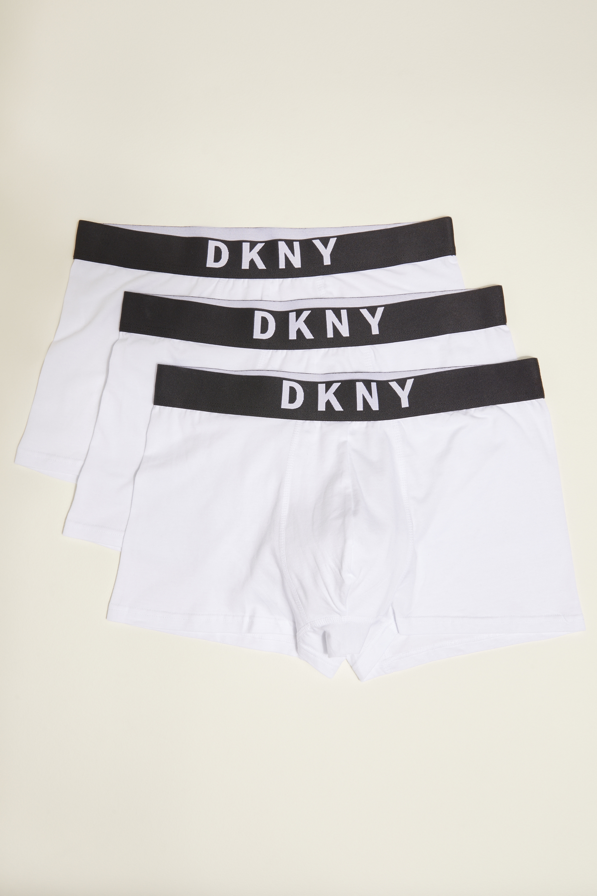 DKNY New York White 3-Pack Trunks