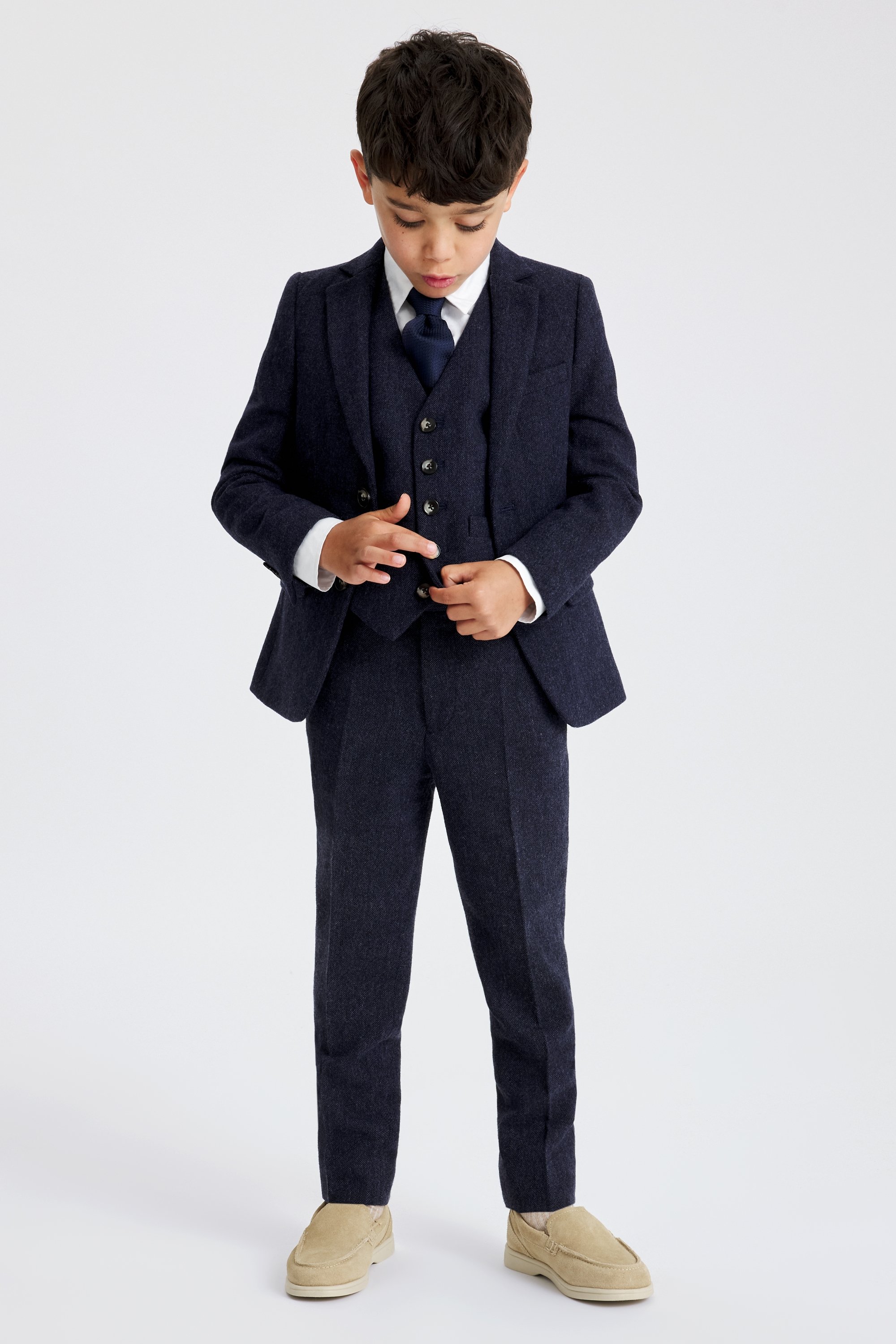 Boys Blue Donegal Suit