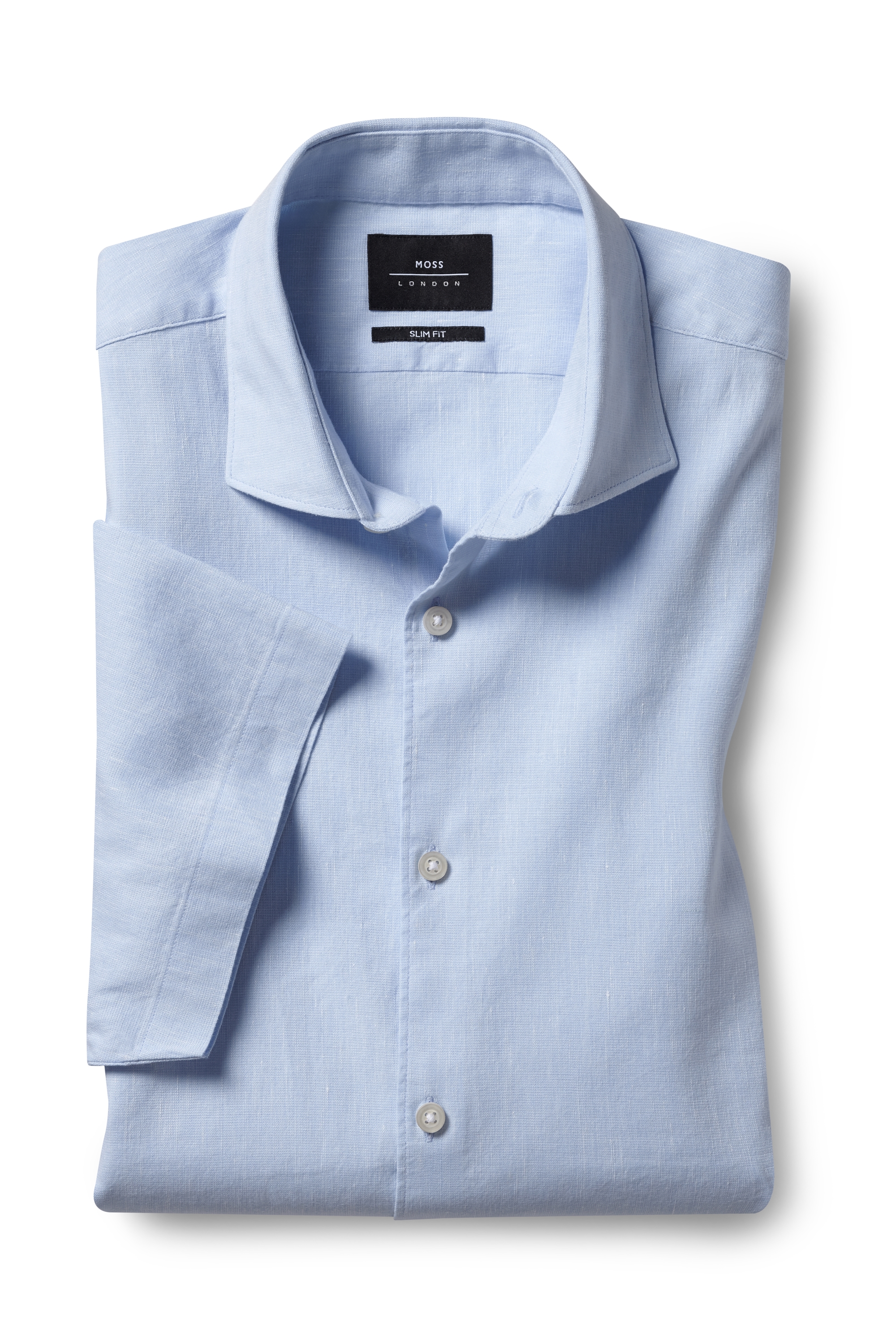 slim fit stretch short sleeve shirt