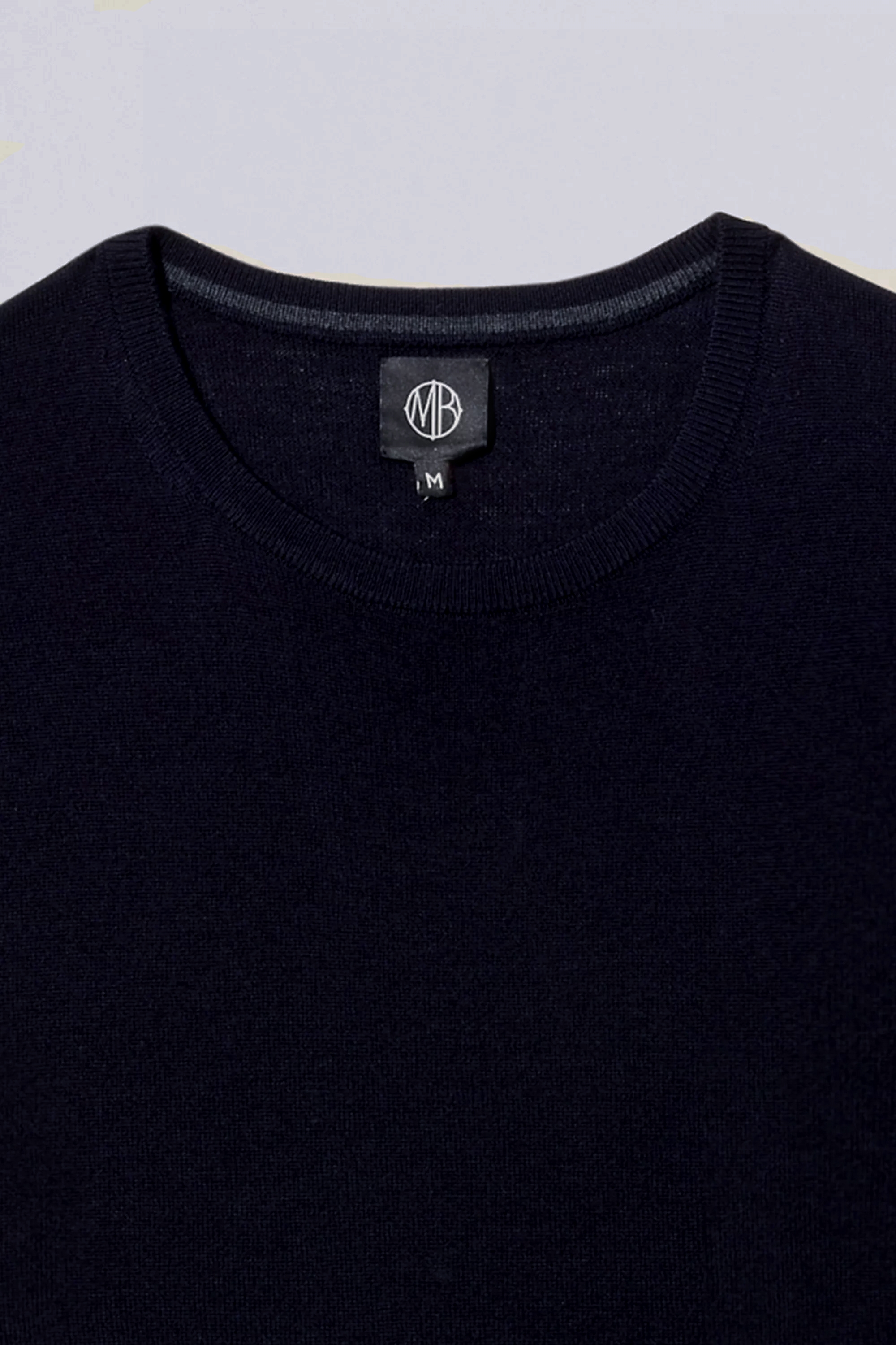 Navy Merino Crew-Neck Jumper | Buy Online at Moss