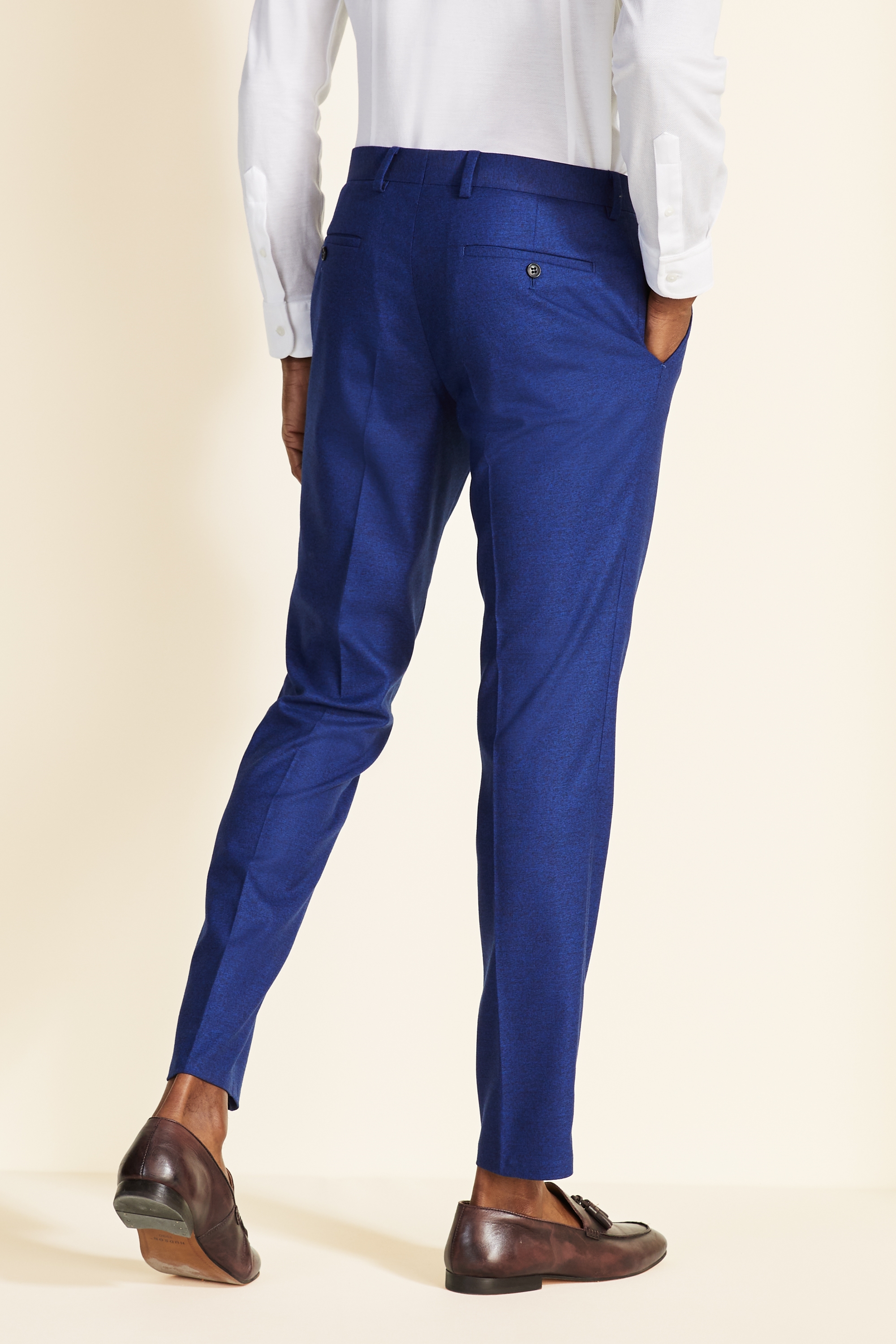 Slim Fit Cobalt Blue Pants