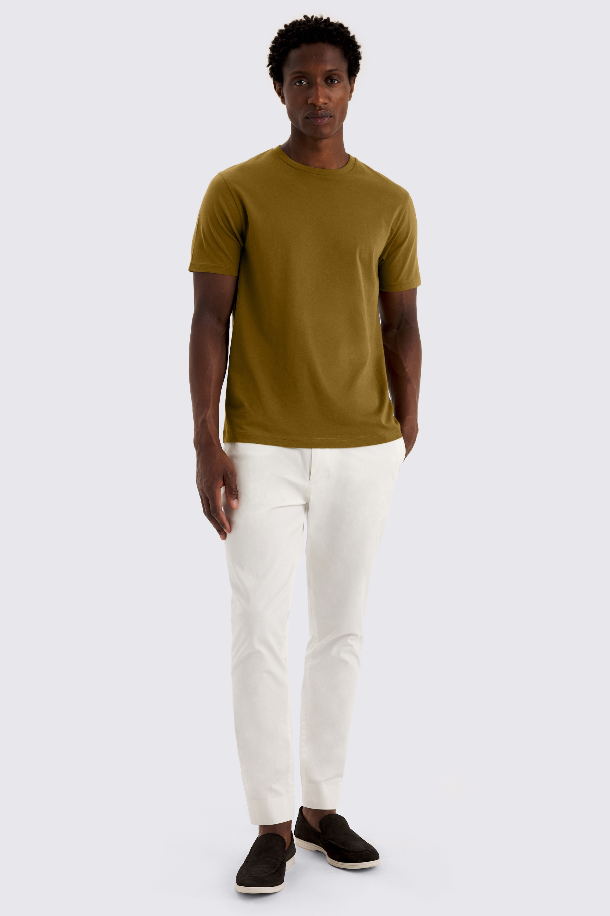 Olive Crew-Neck T-Shirt