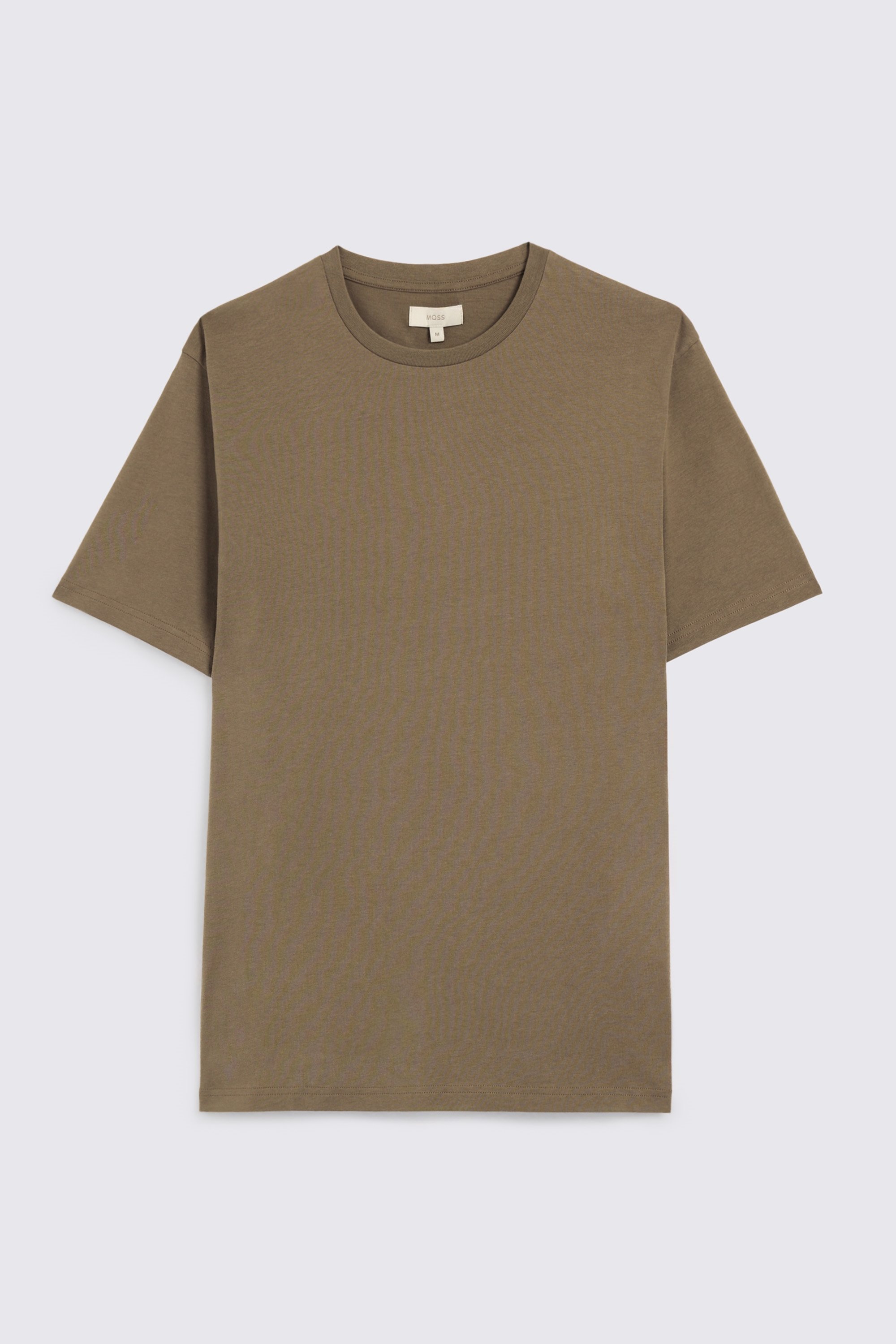 Dark Taupe Crew-Neck T-Shirt