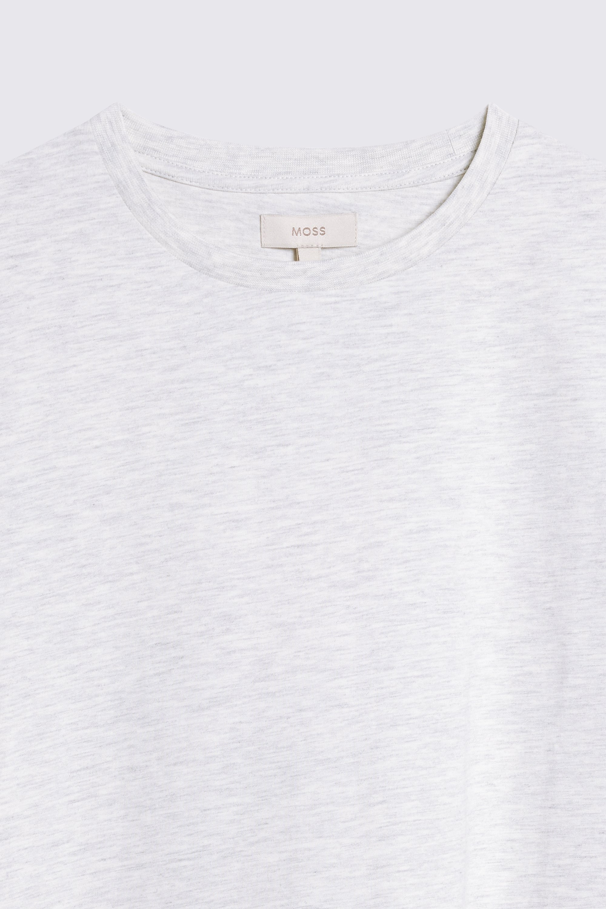 Light Grey Marl Crew Neck T-Shirt