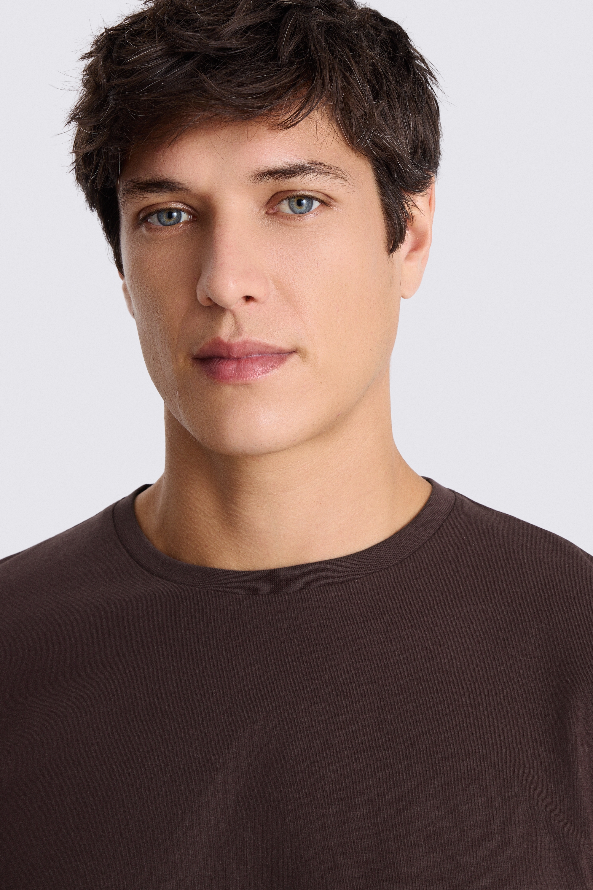 Maroon Cotton Crew-Neck T-Shirt