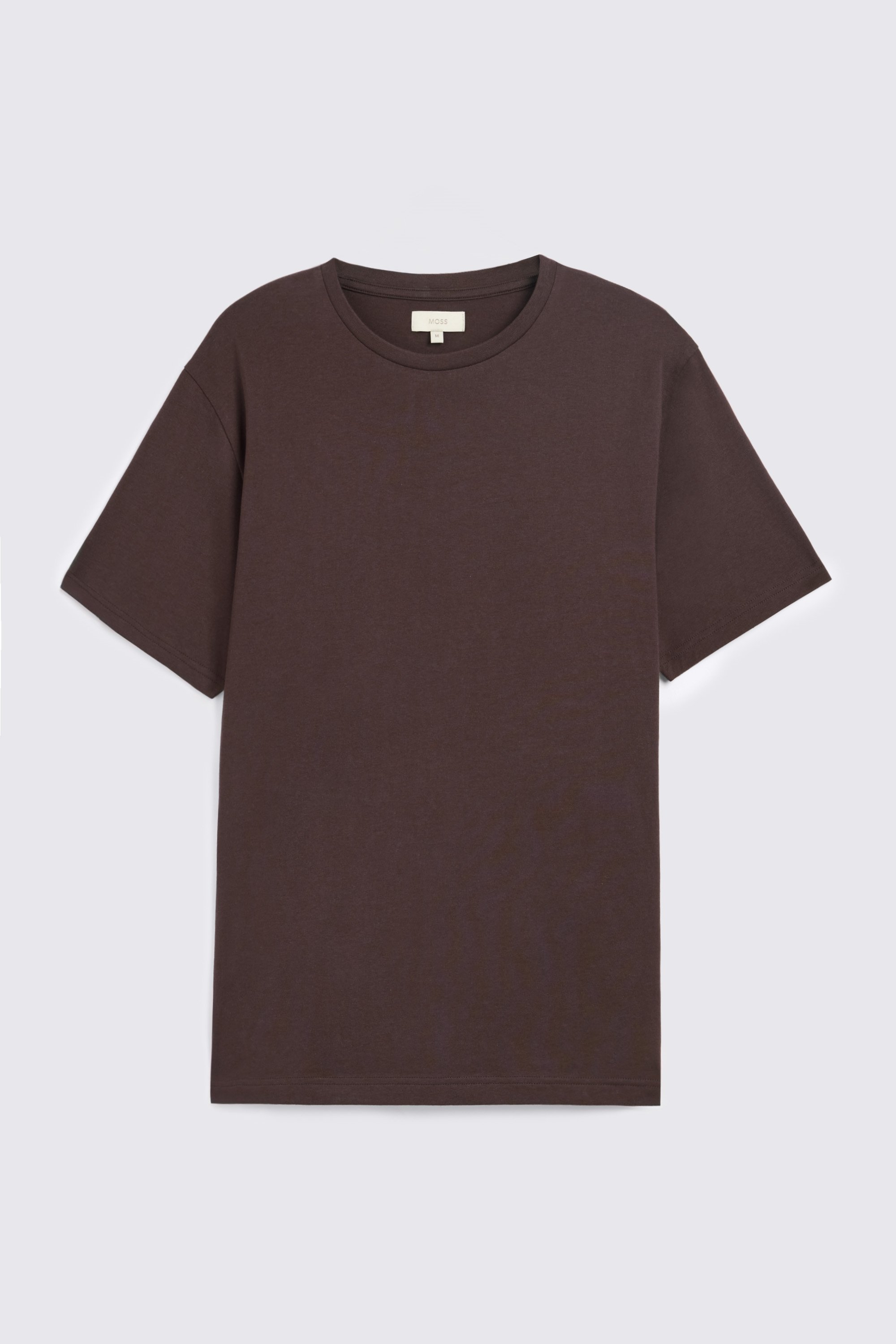 Maroon Cotton Crew-Neck T-Shirt