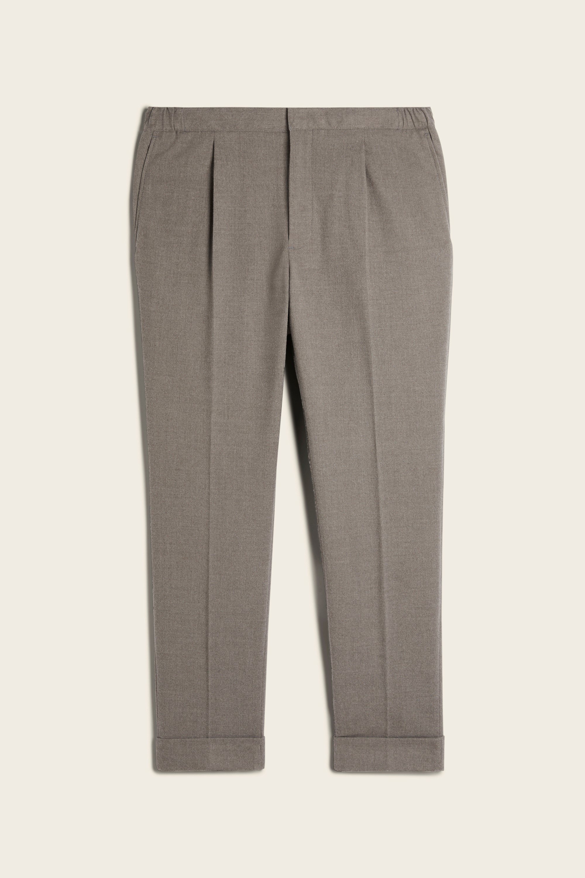 Tailored Fit Grey Stripe Pants