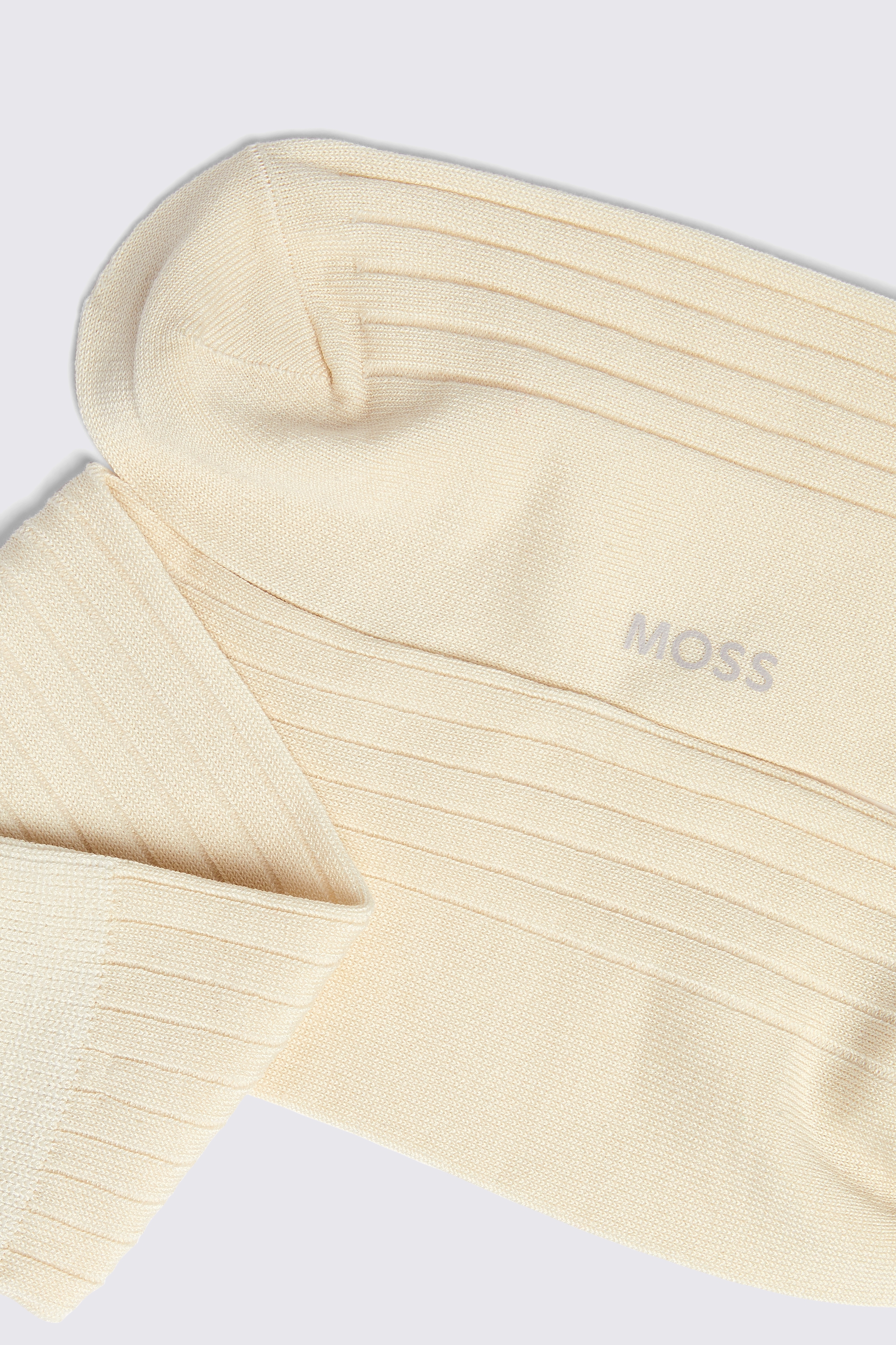 Off-White Fine Ribbed Socks
