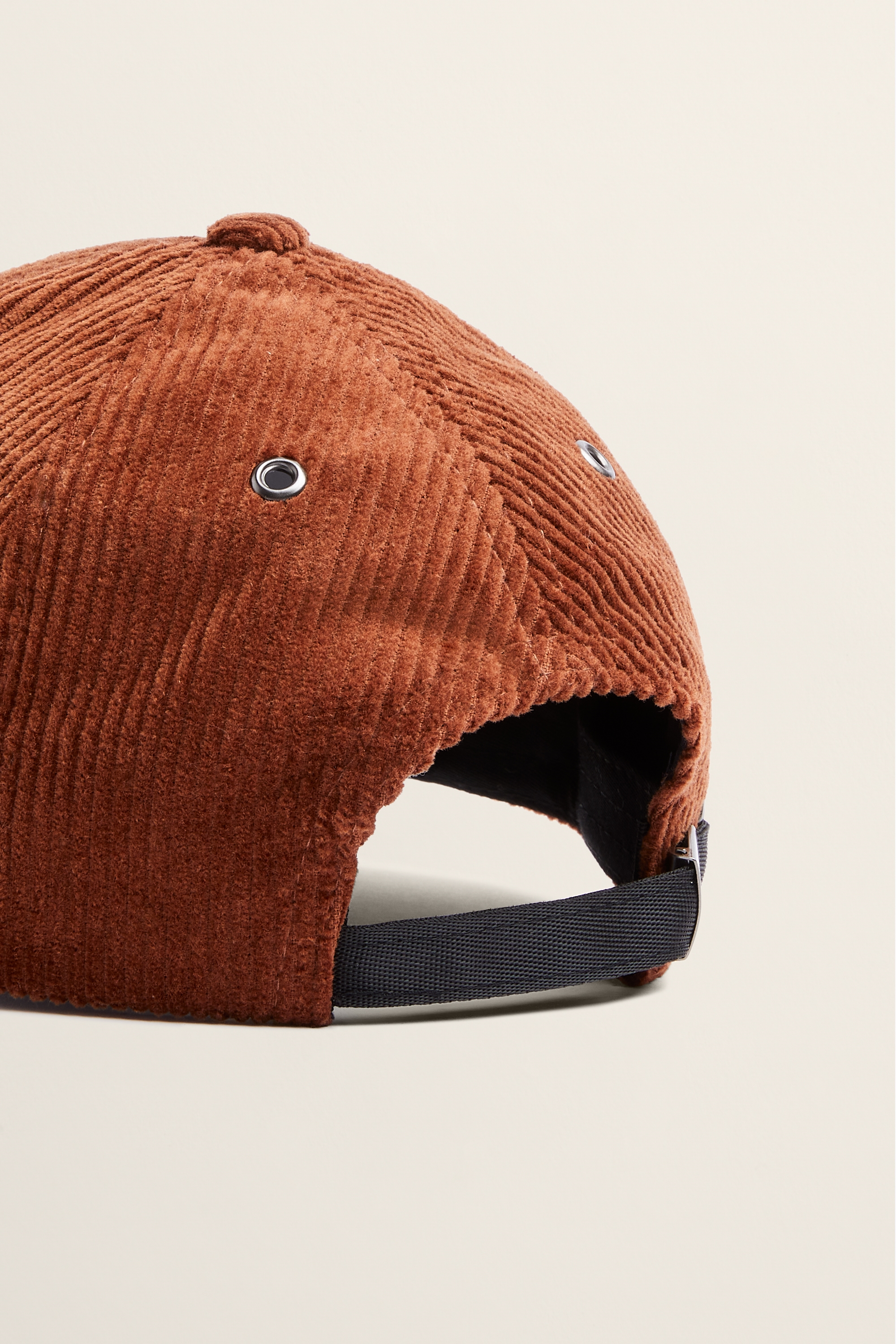 Rust Cord Baseball Cap