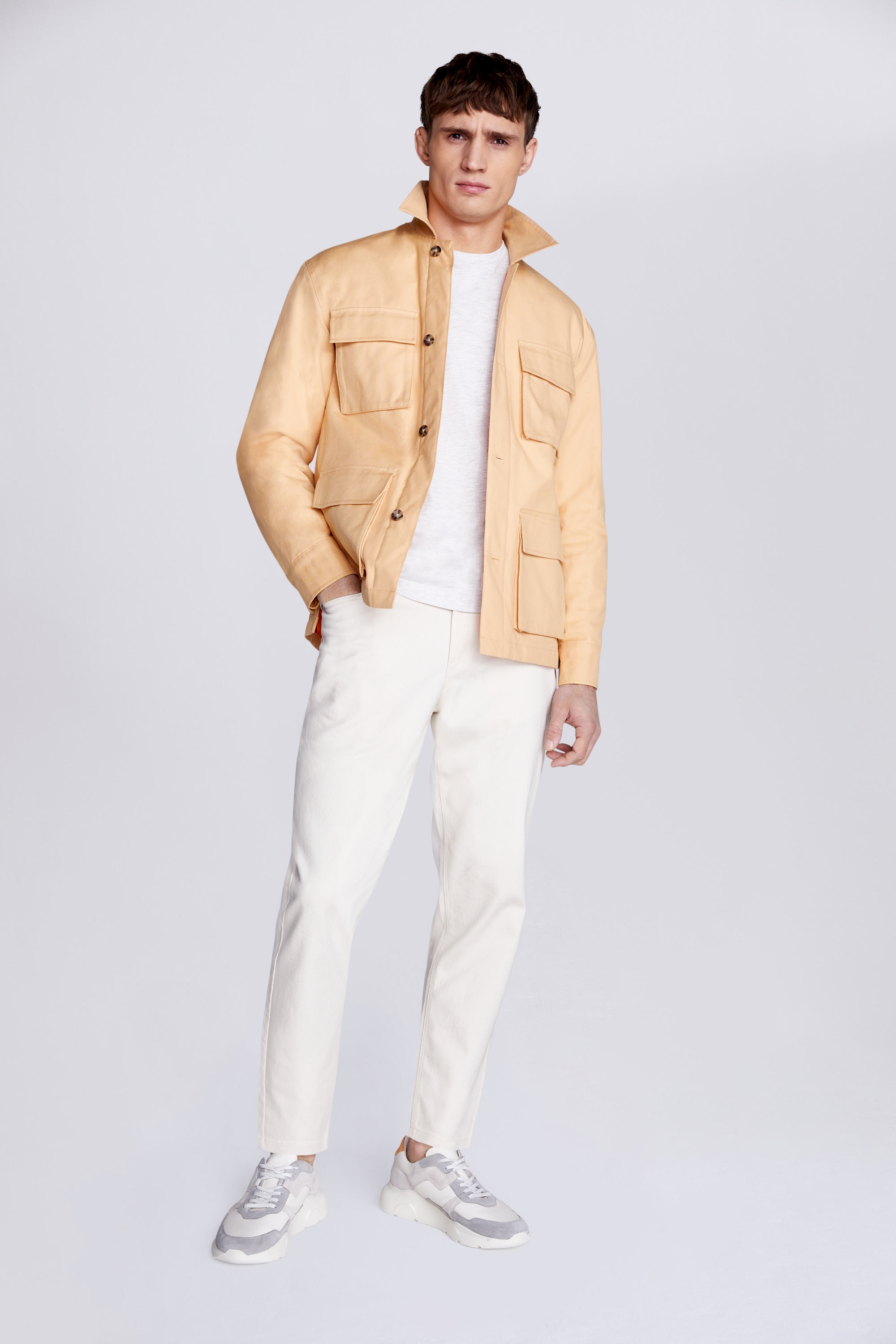 Orange Wadded Jacket