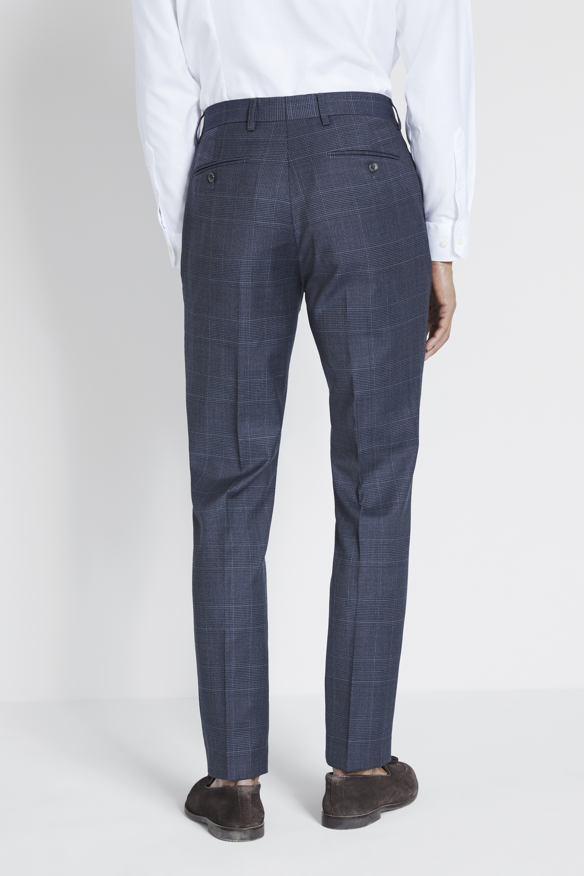 Slim and Proper Grey Check Pant