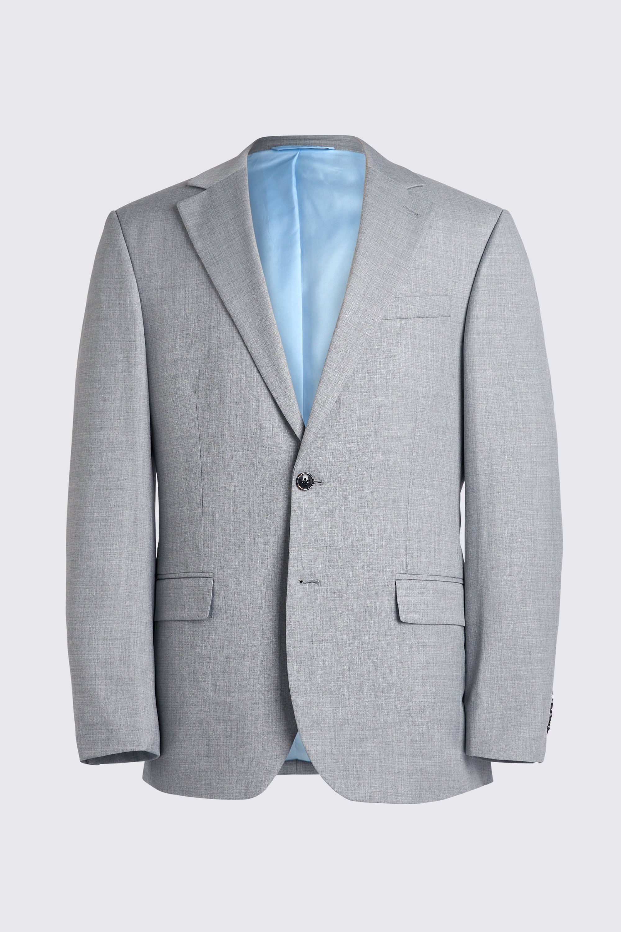 Regular Fit Grey Stretch Suit