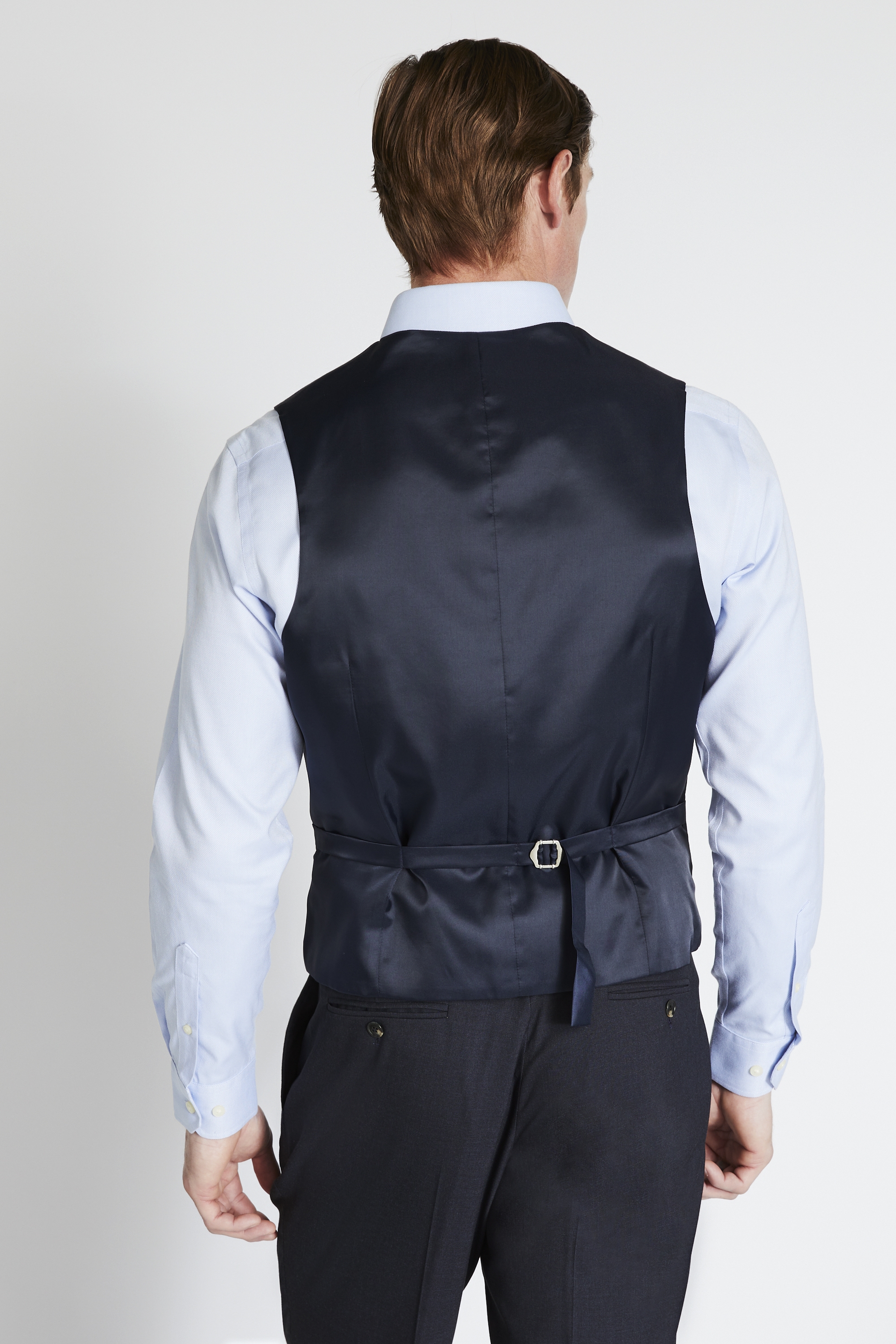 Navy Marl Vest