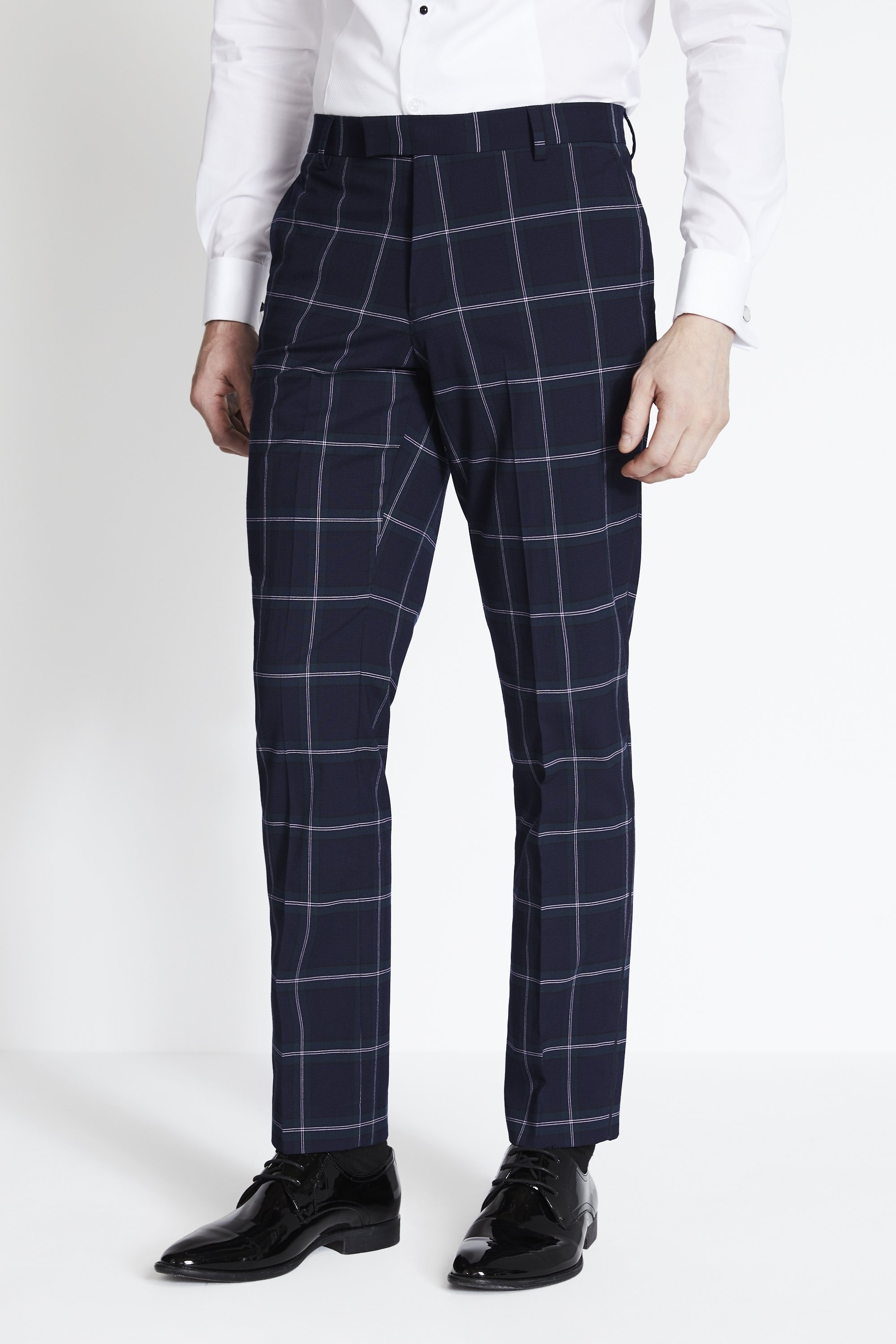 tartan tuxedo pants