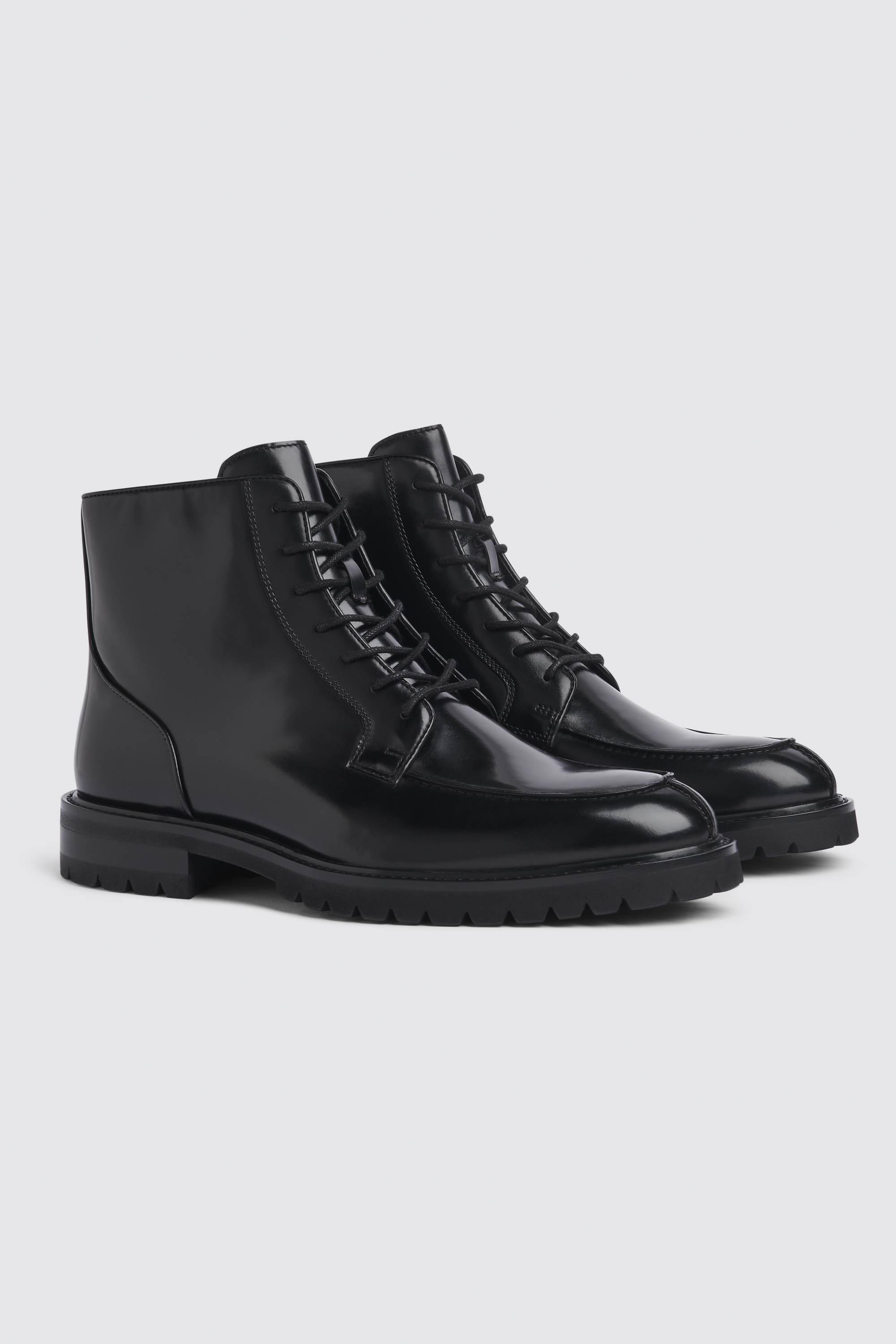 Jenkinson Black Chunky Boots