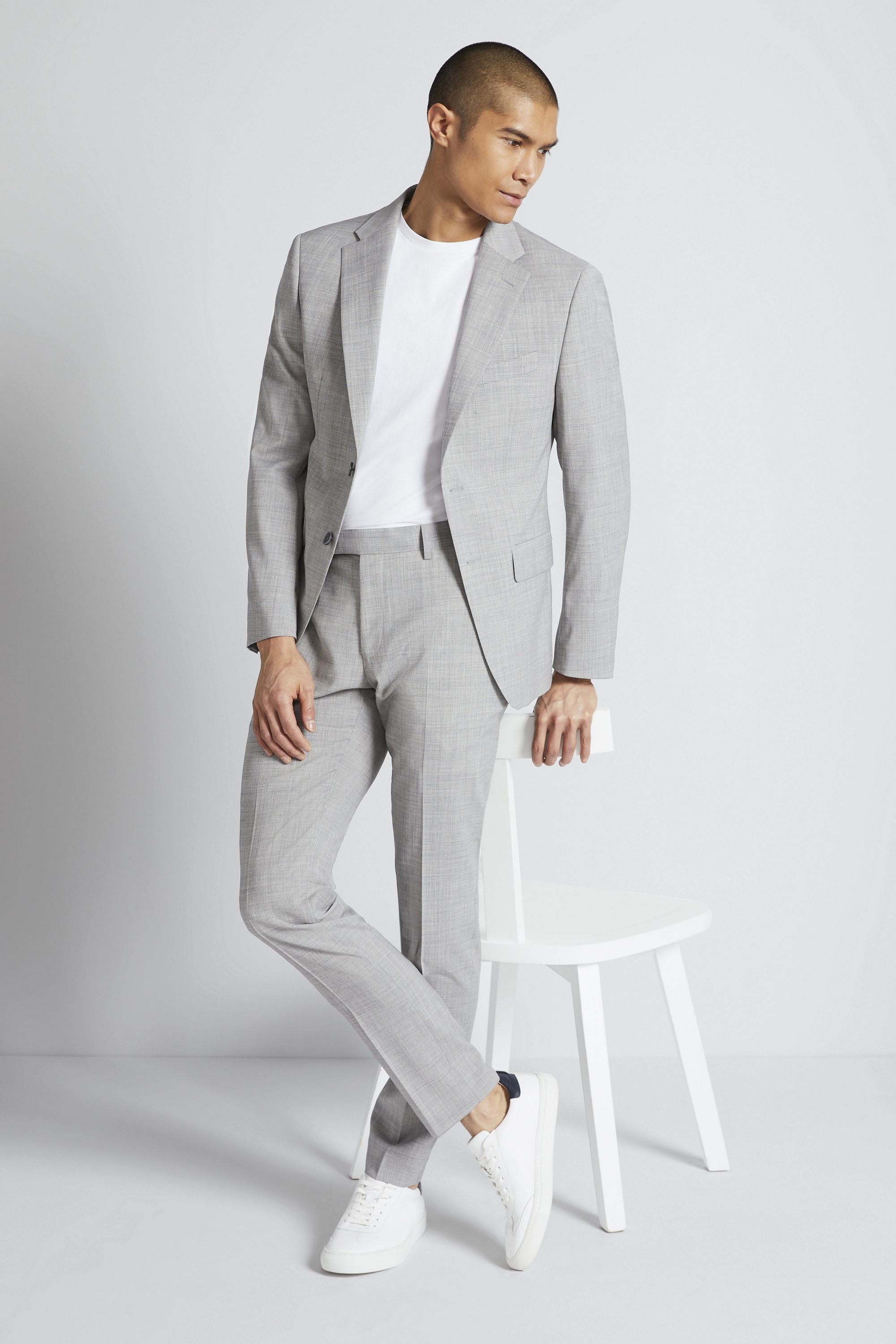 Dkny store grey suit