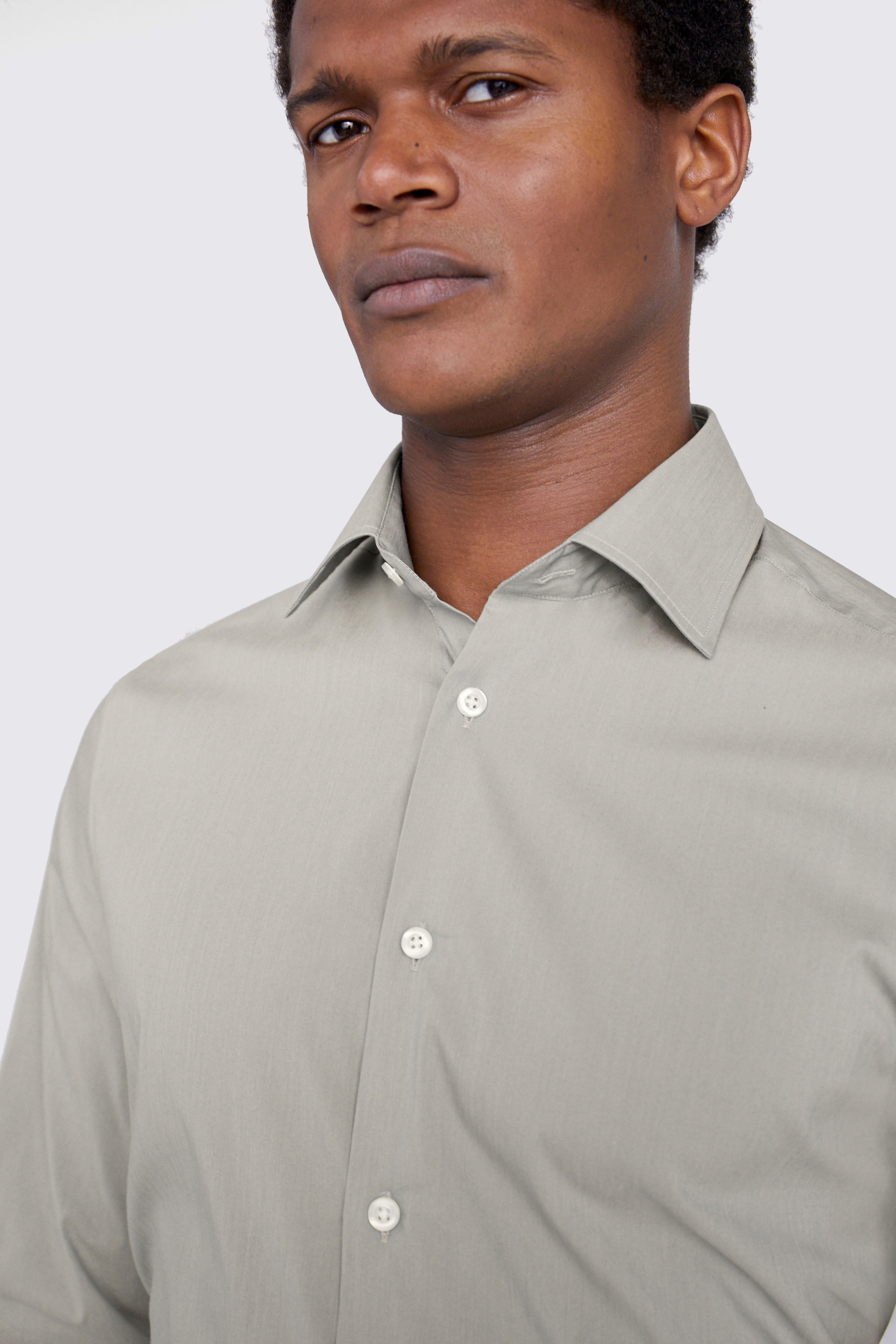 Tailored Fit Sage Performance Stretch Shirt | Buy Online at Moss