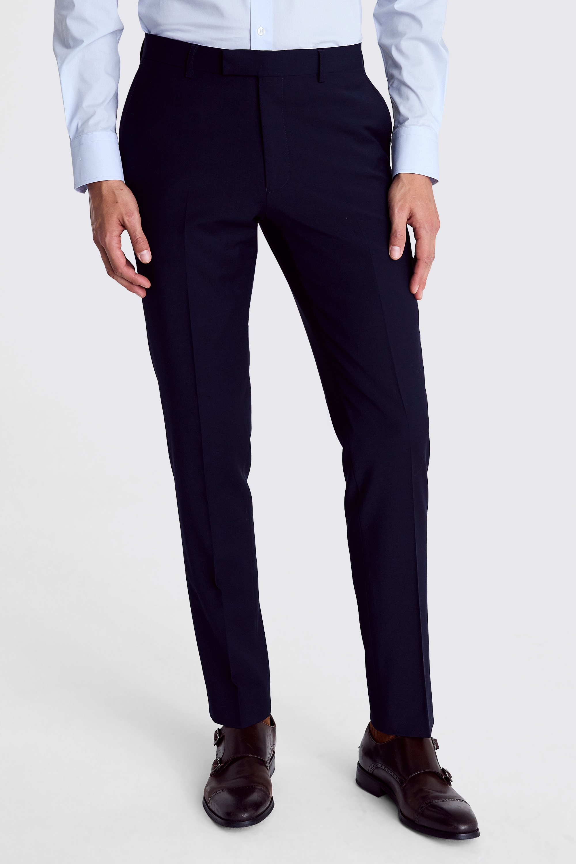 DKNY Slim Fit Ink Trousers | Buy Online at Moss